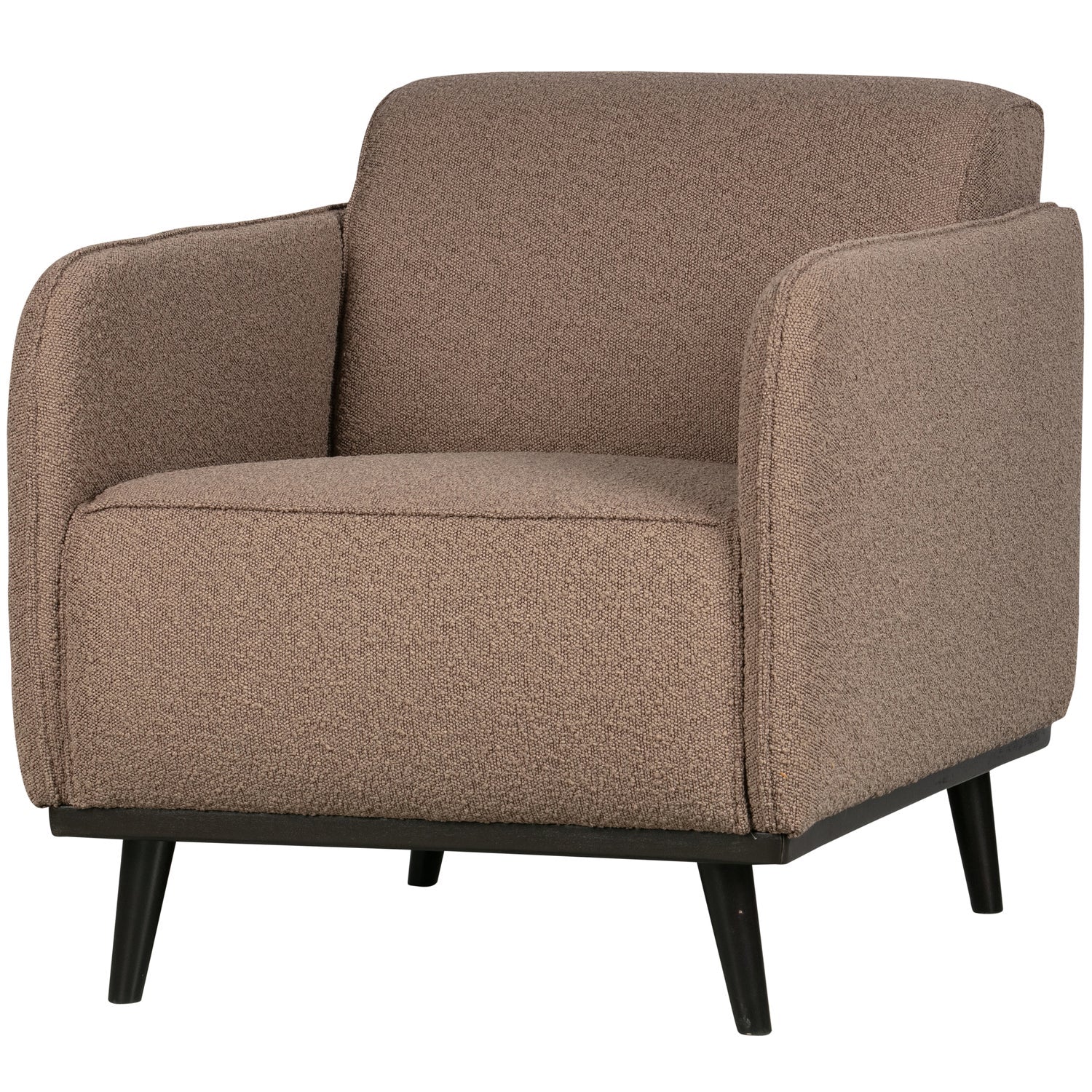 STATEMENT ARM CHAIR BOUCLE NOUGAT