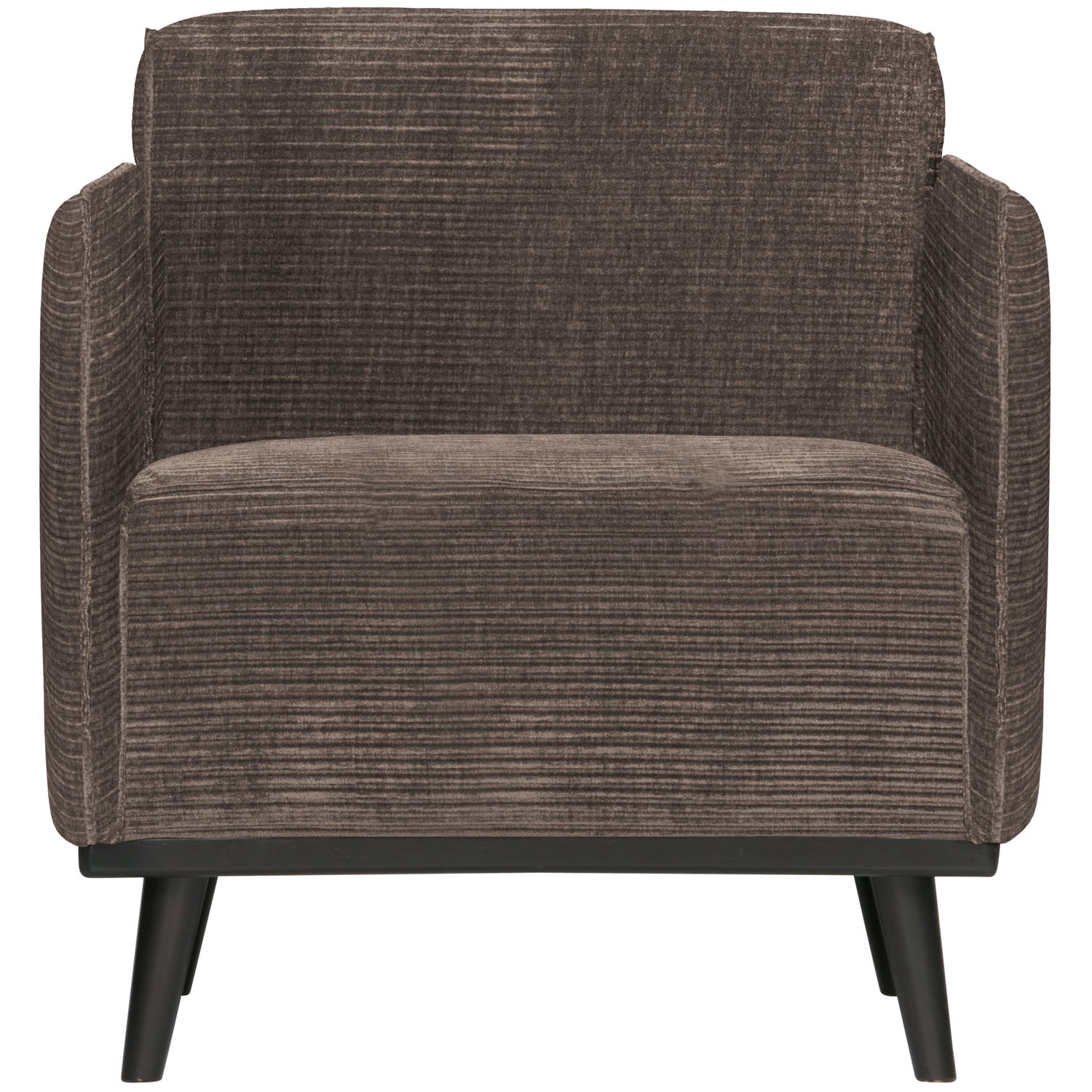 STATEMENT ARM CHAIR FLACH RIPPE TAUPE