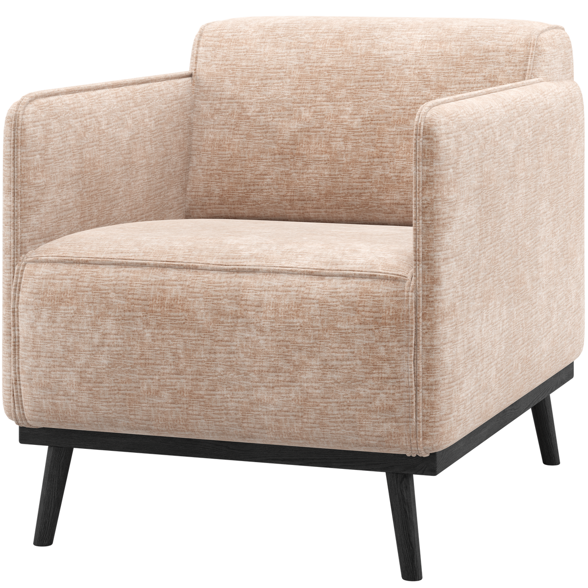STATEMENT SESSEL CHENILLE VELVET NATUR