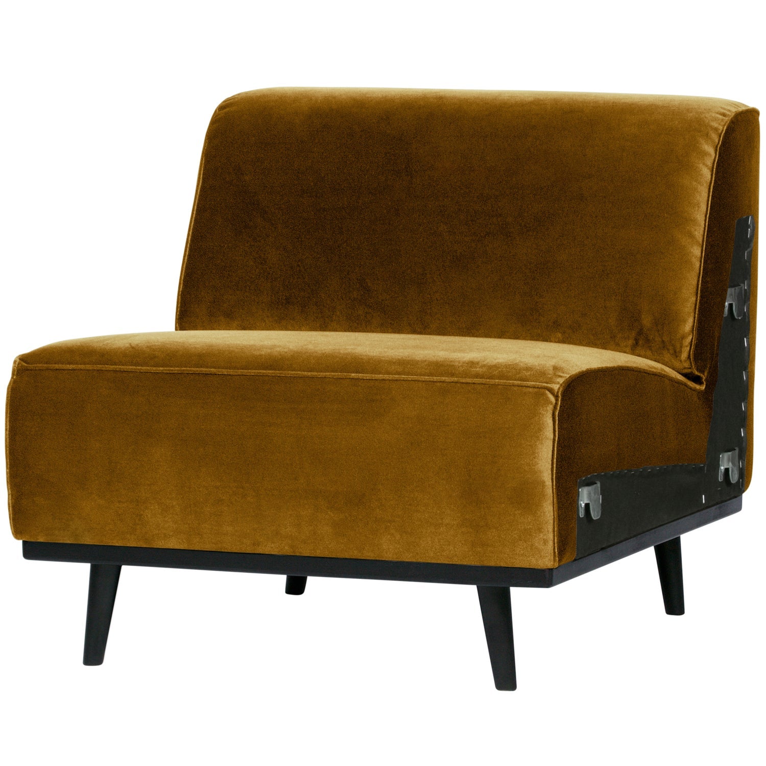 STATEMENT 1-SEATER ELEMENT VELVET HONIGGELB
