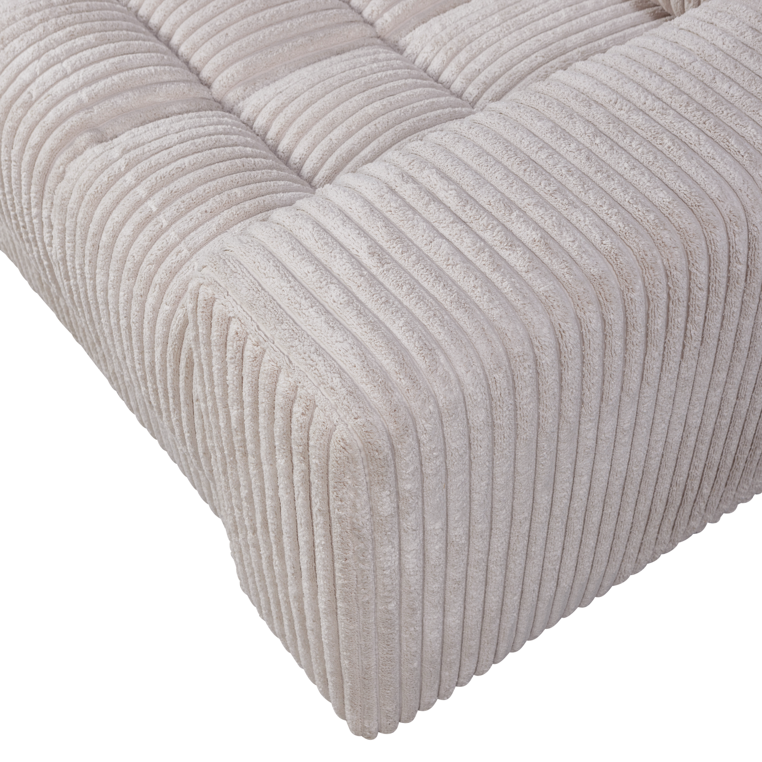 SECOND DATE LOVESEAT RIBCORD NATUR