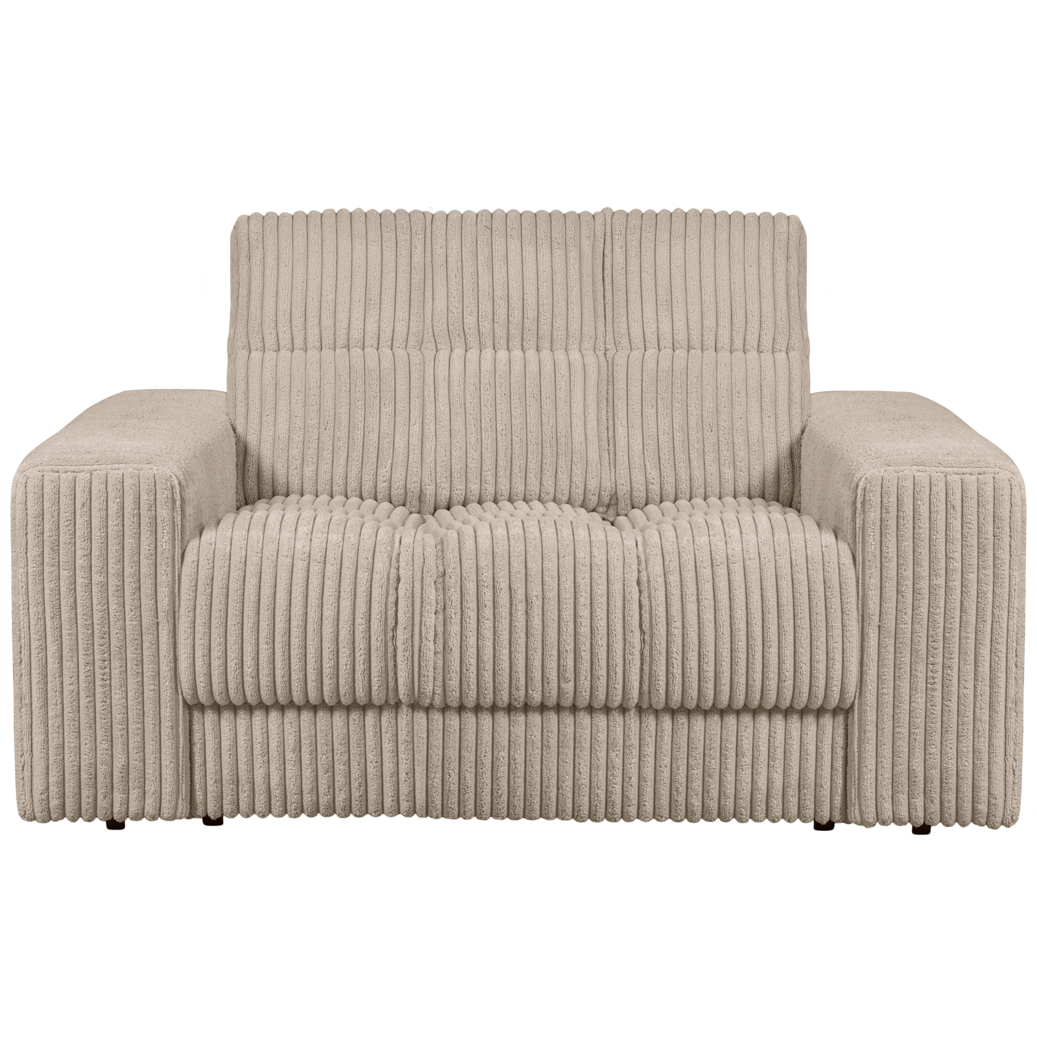 SECOND DATE LOVESEAT RIBCORD TRAVERTIN