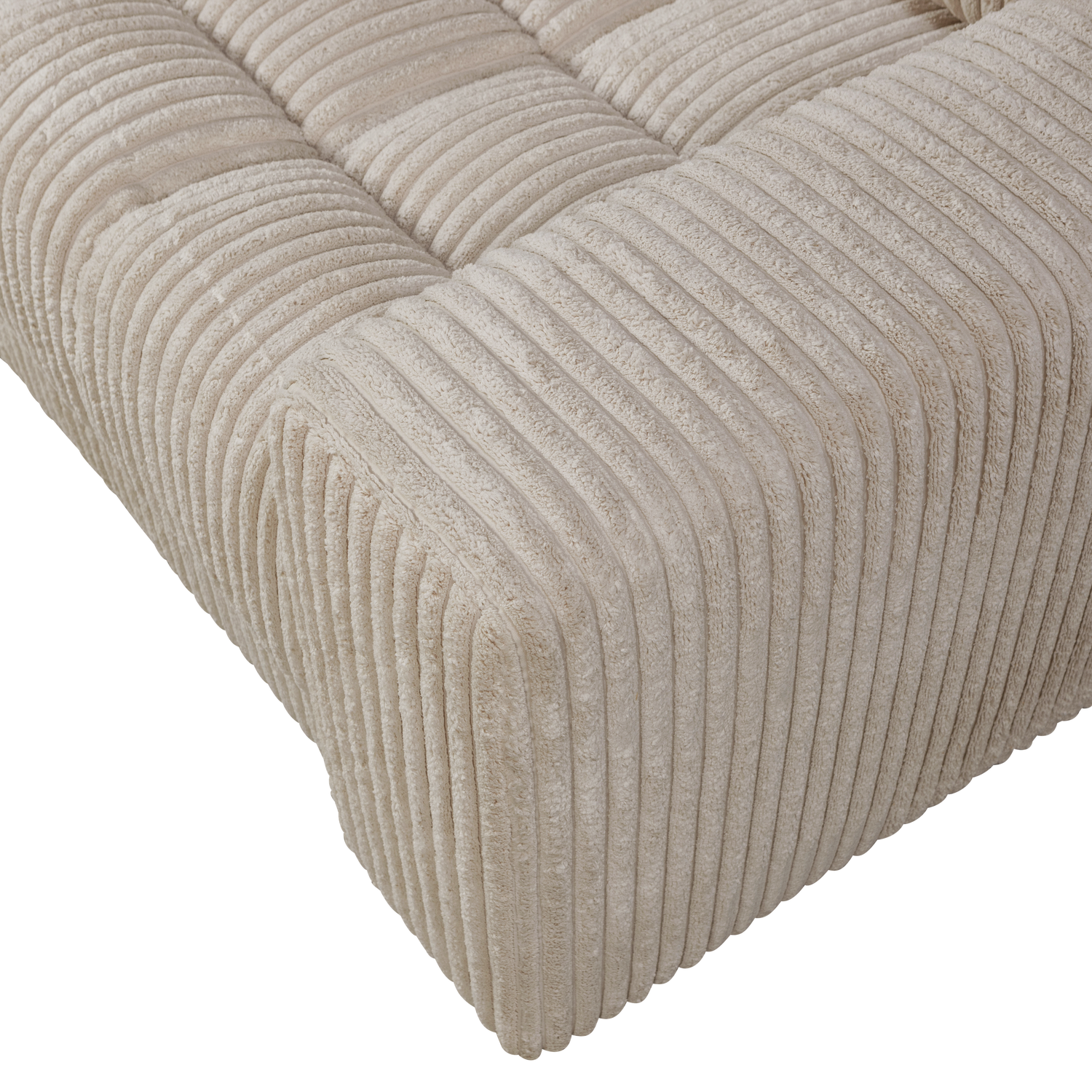 SECOND DATE LOVESEAT RIBCORD TRAVERTIN