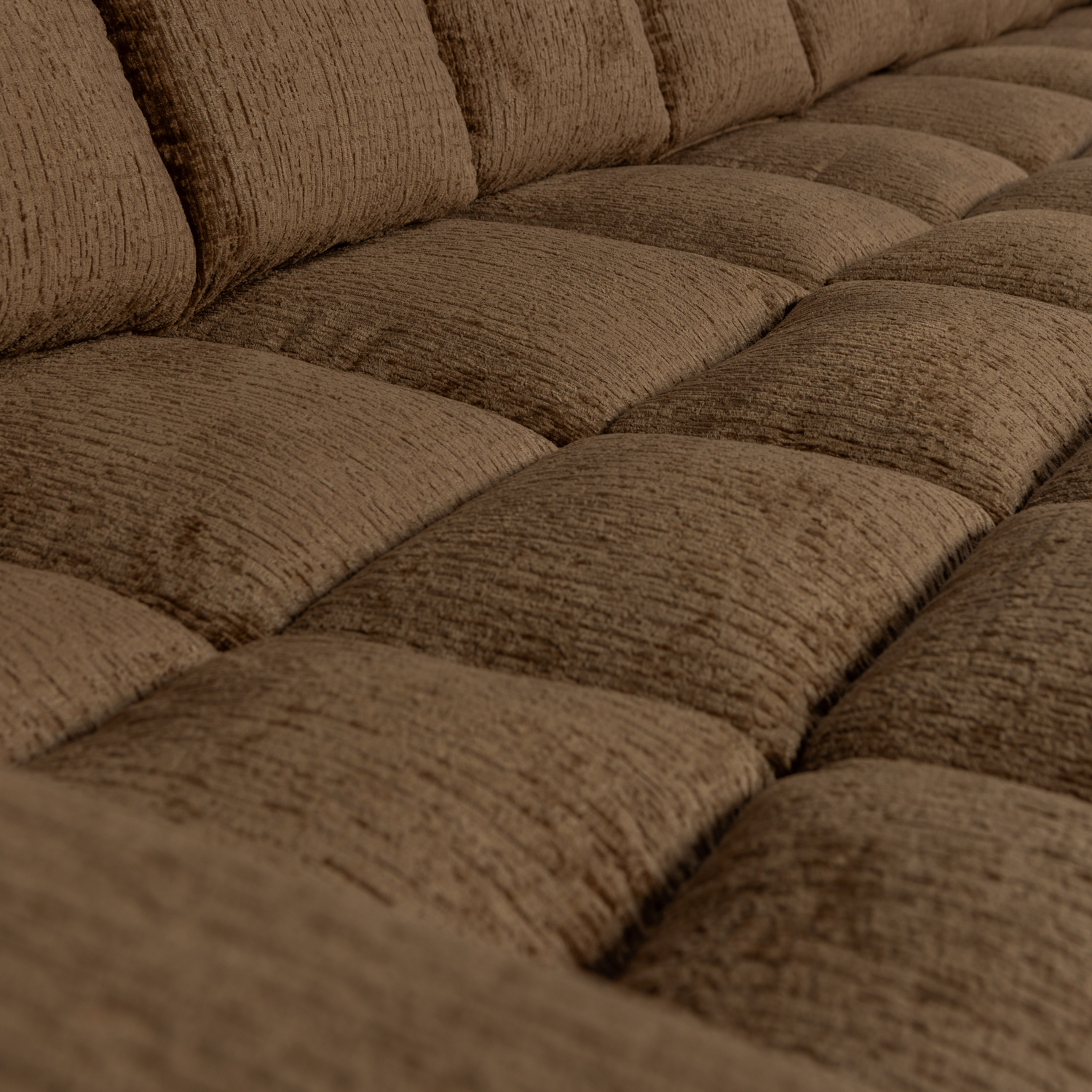 SECOND DATE CHAISE LONGUE RECHTS STRUKTUR SAMT BRASS