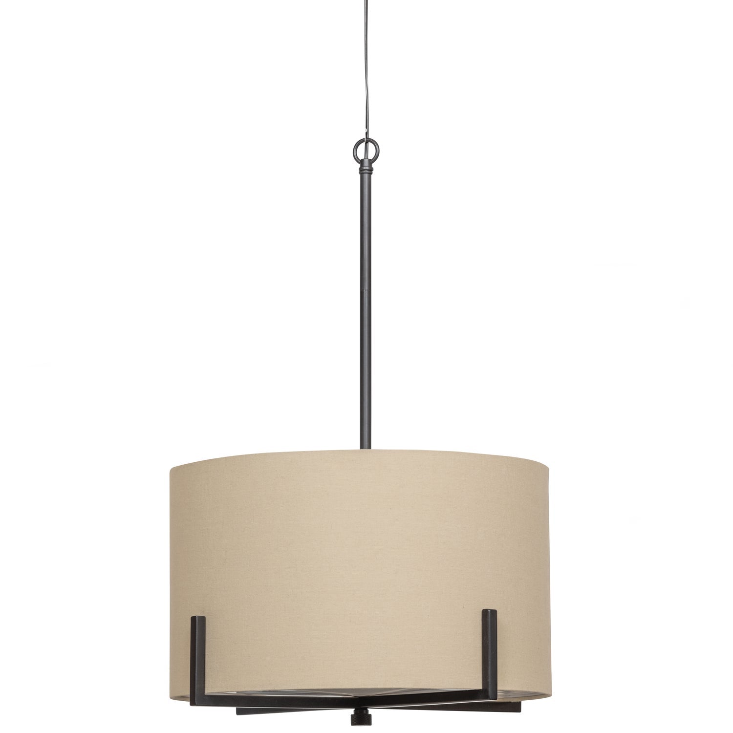 HOLLY HÄNGENDE LAMPE SCHWARZ/NATÜRLICH