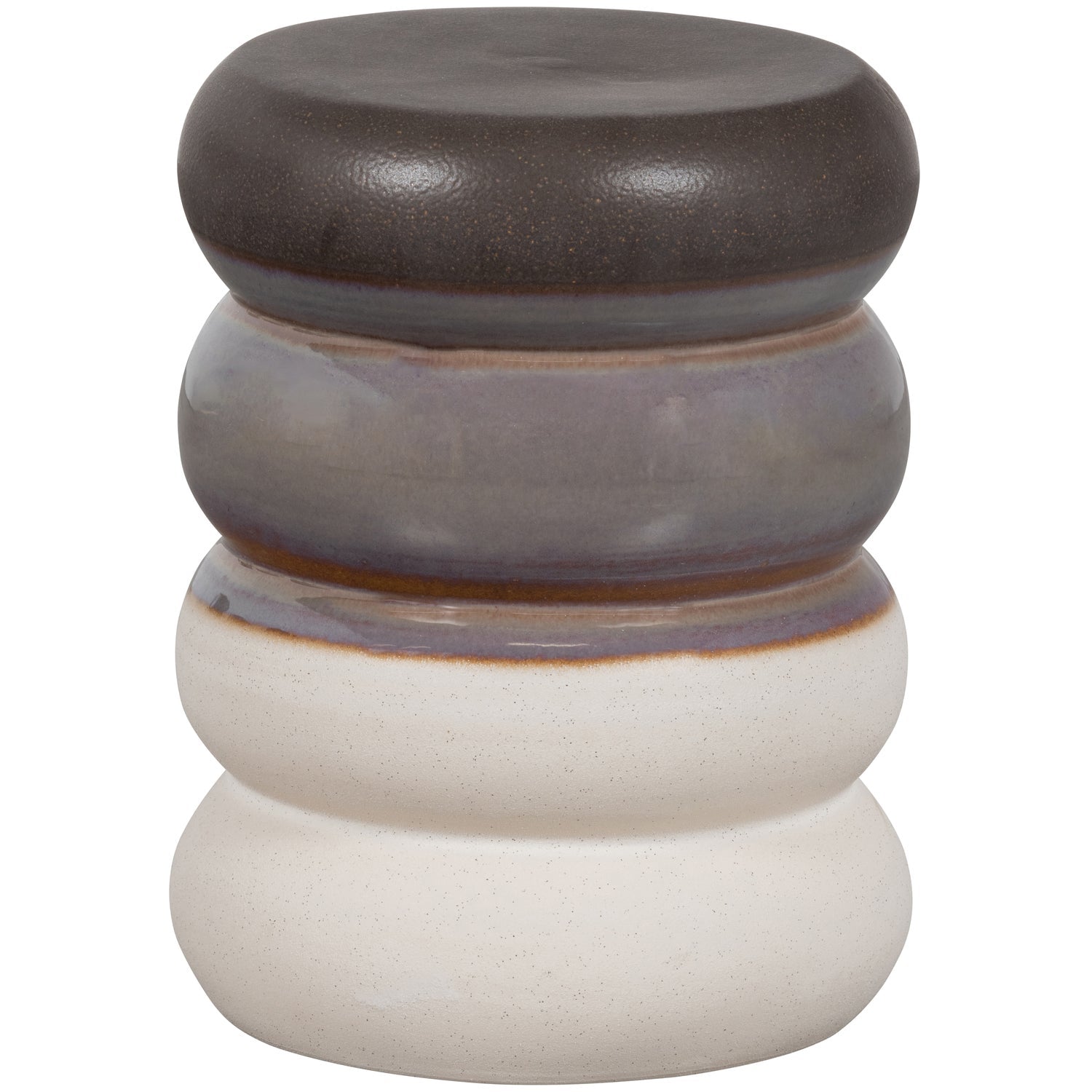 BULB BEISTELLTISCH KERAMIK GRAU MELANGE 44x34OCM