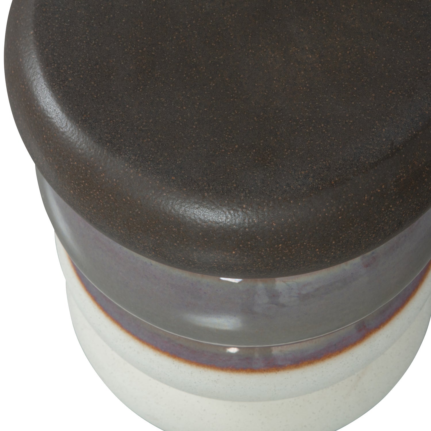 BULB BEISTELLTISCH KERAMIK GRAU MELANGE 44x34OCM