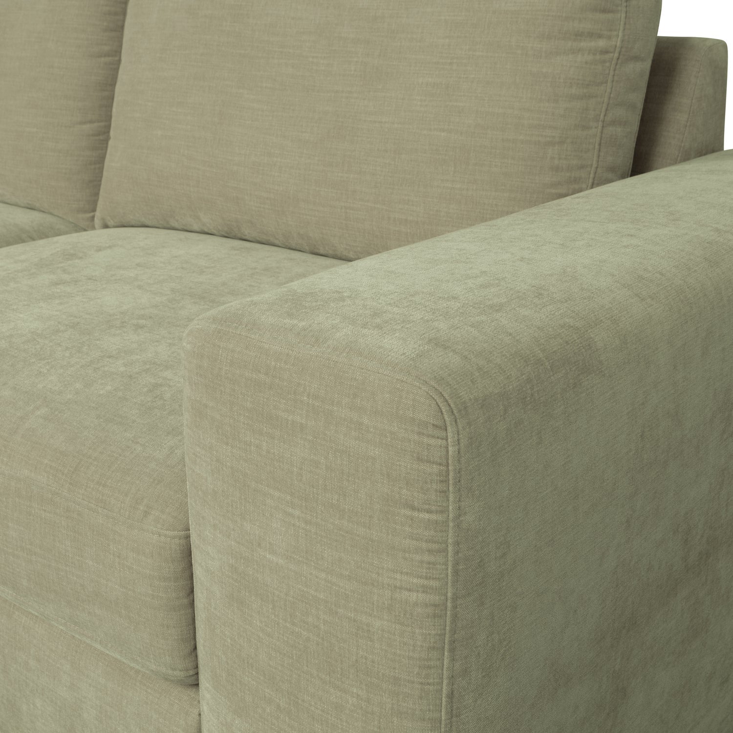 FAMILY 1-SEAT ELEMENT ARM RECHTS GEWEBTER STOF GRUN