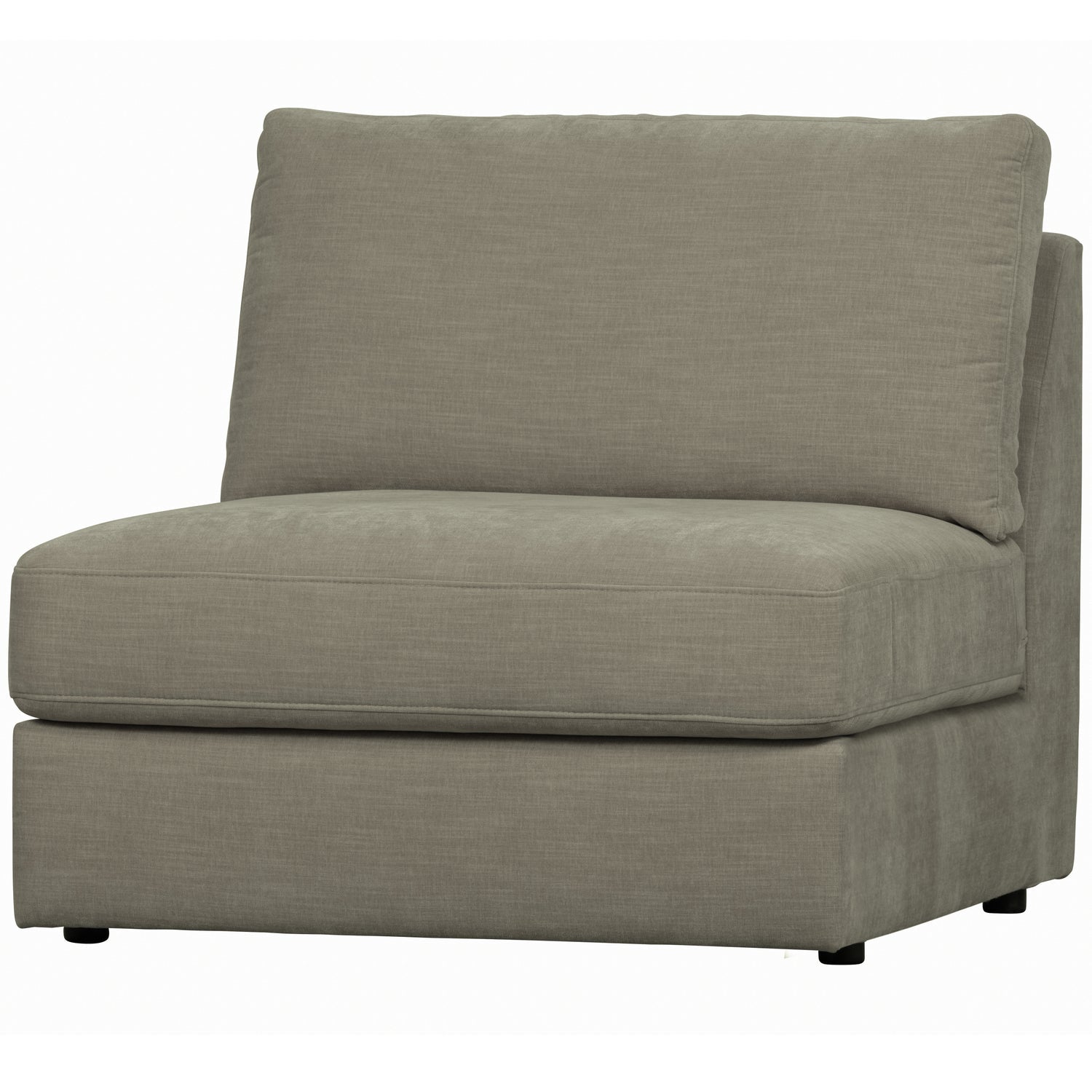 FAMILY 1-SEAT ELEMENT KEINE ARM GEWEBTER STOF WARMGRAU