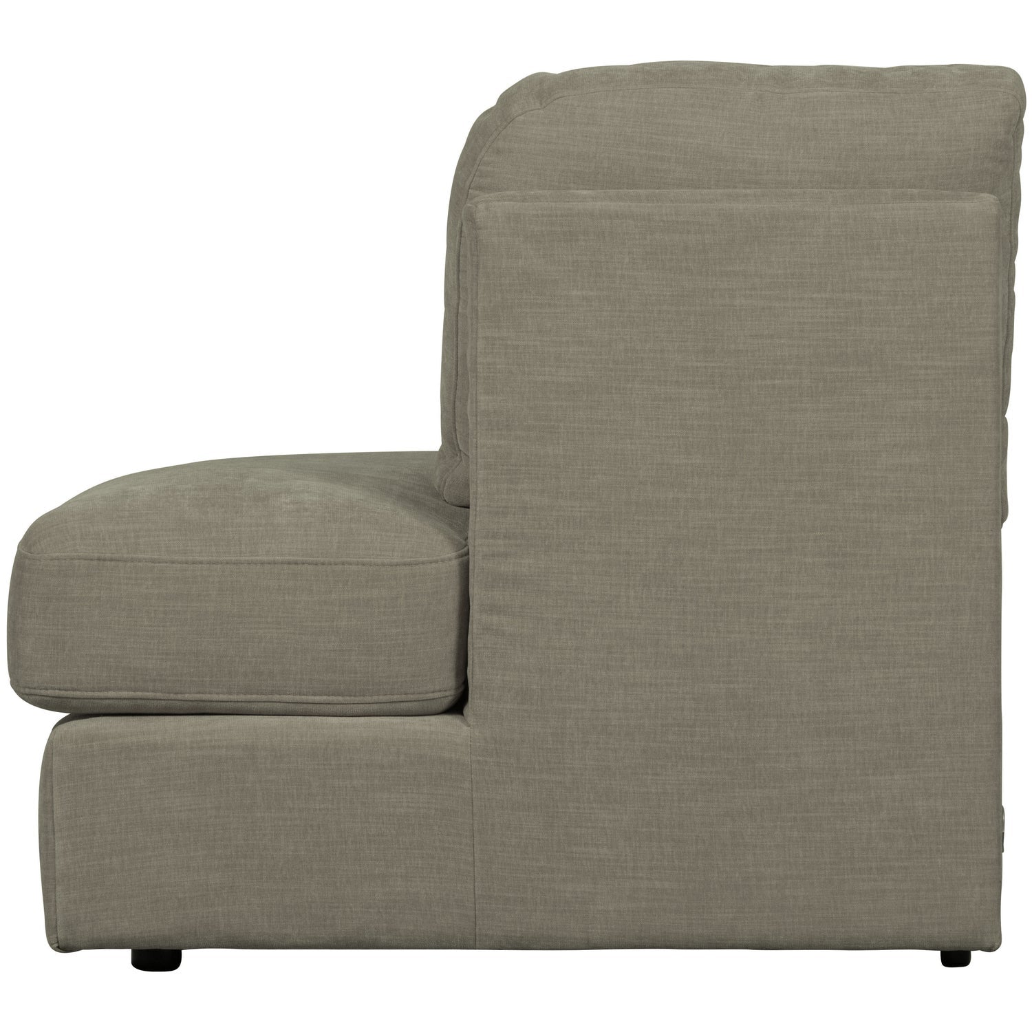 FAMILY 1-SEAT ELEMENT RUNDE ECKERECHTS GEWEBTERSTOF WARMGRAU