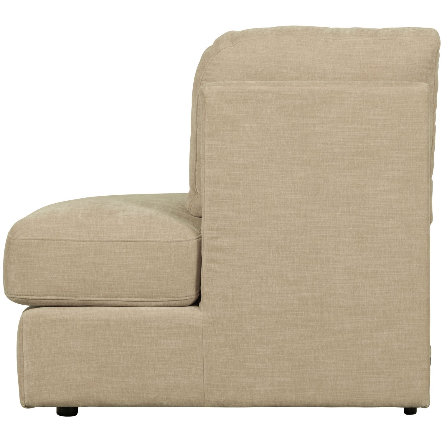 FAMILY 1-SEAT ELEMENT RUNDE ECKE RECHTS GEWEBTER STOF SAND