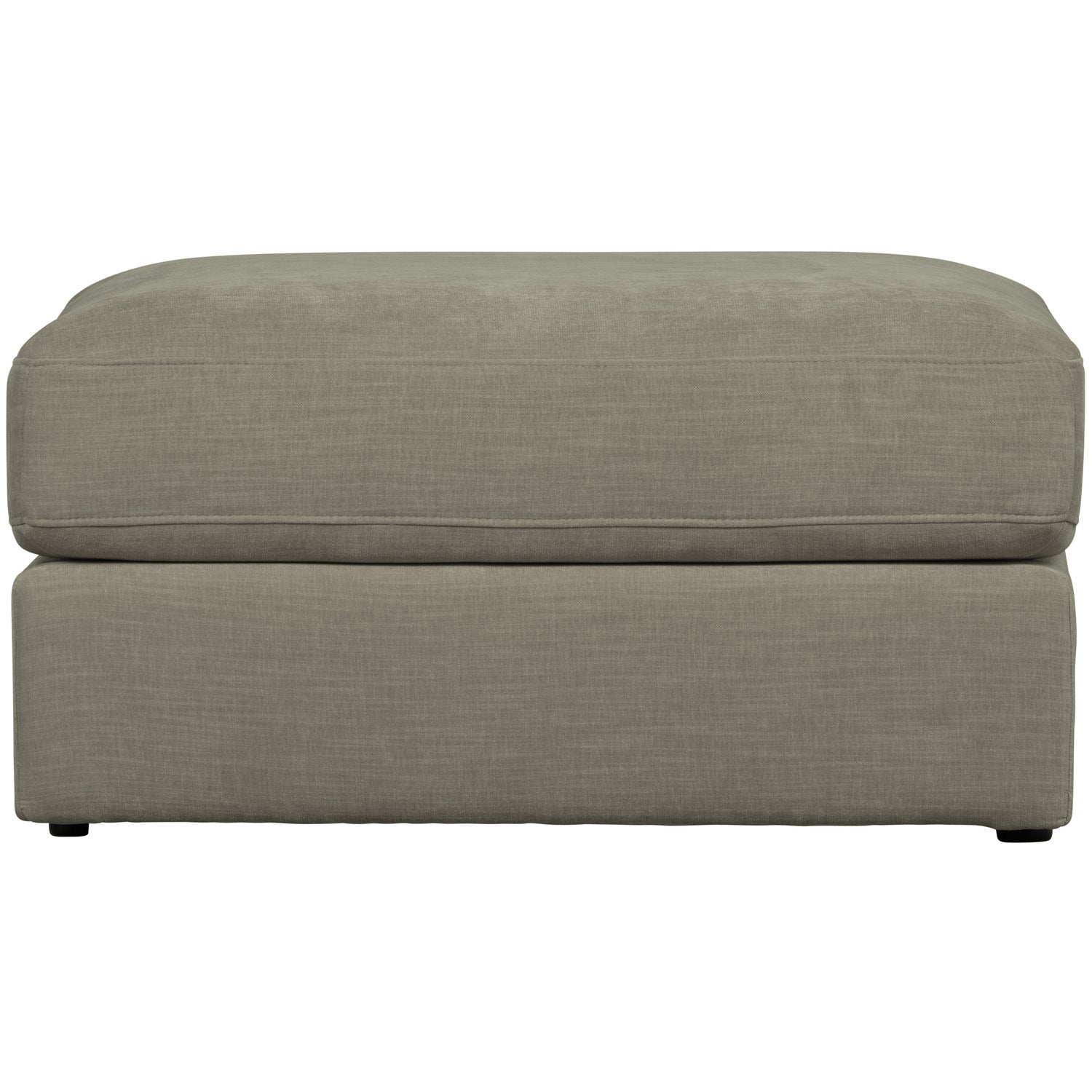 FAMILY HOCKER GEWEBTER STOF WARMGRAU