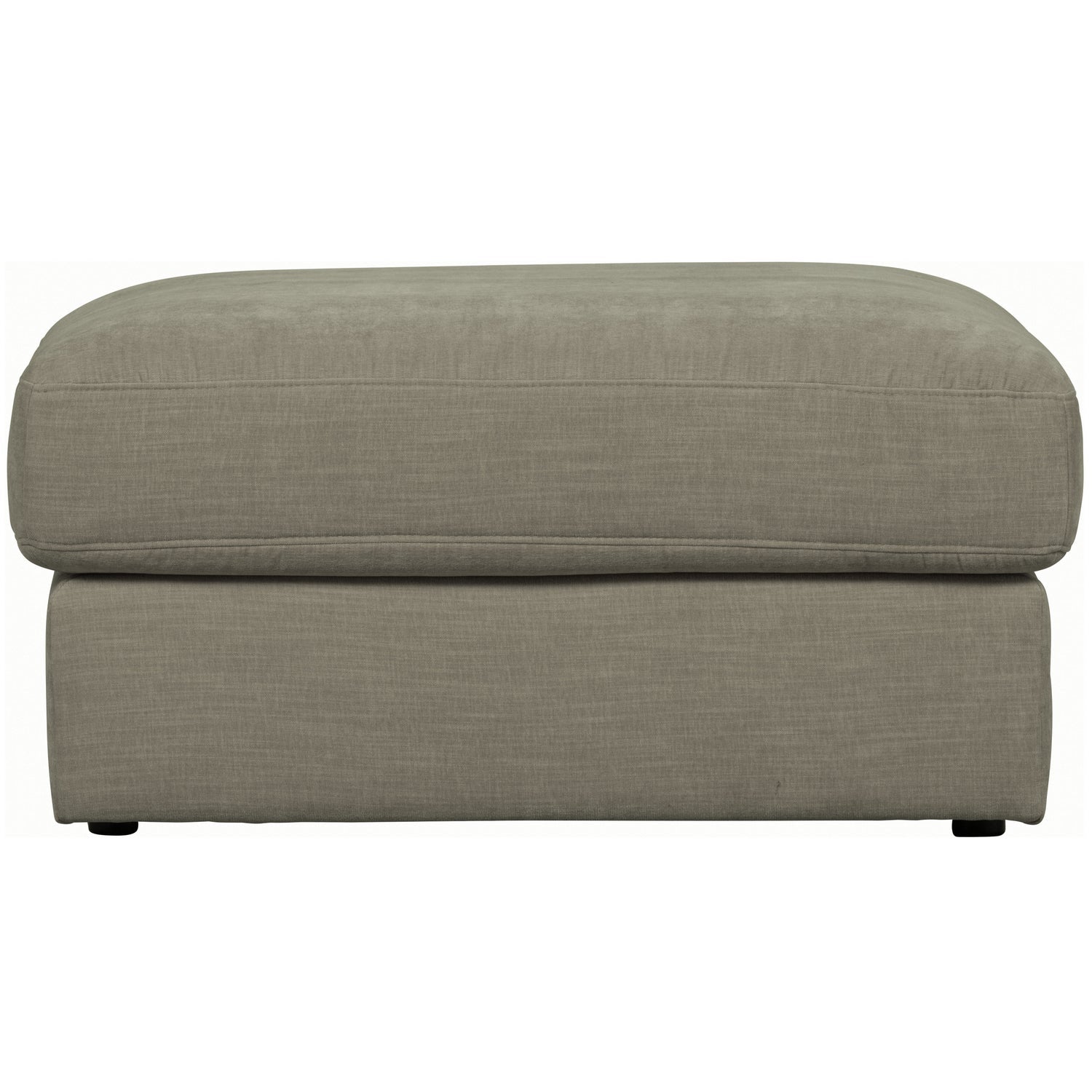 FAMILY HOCKER GEWEBTER STOF WARMGRAU