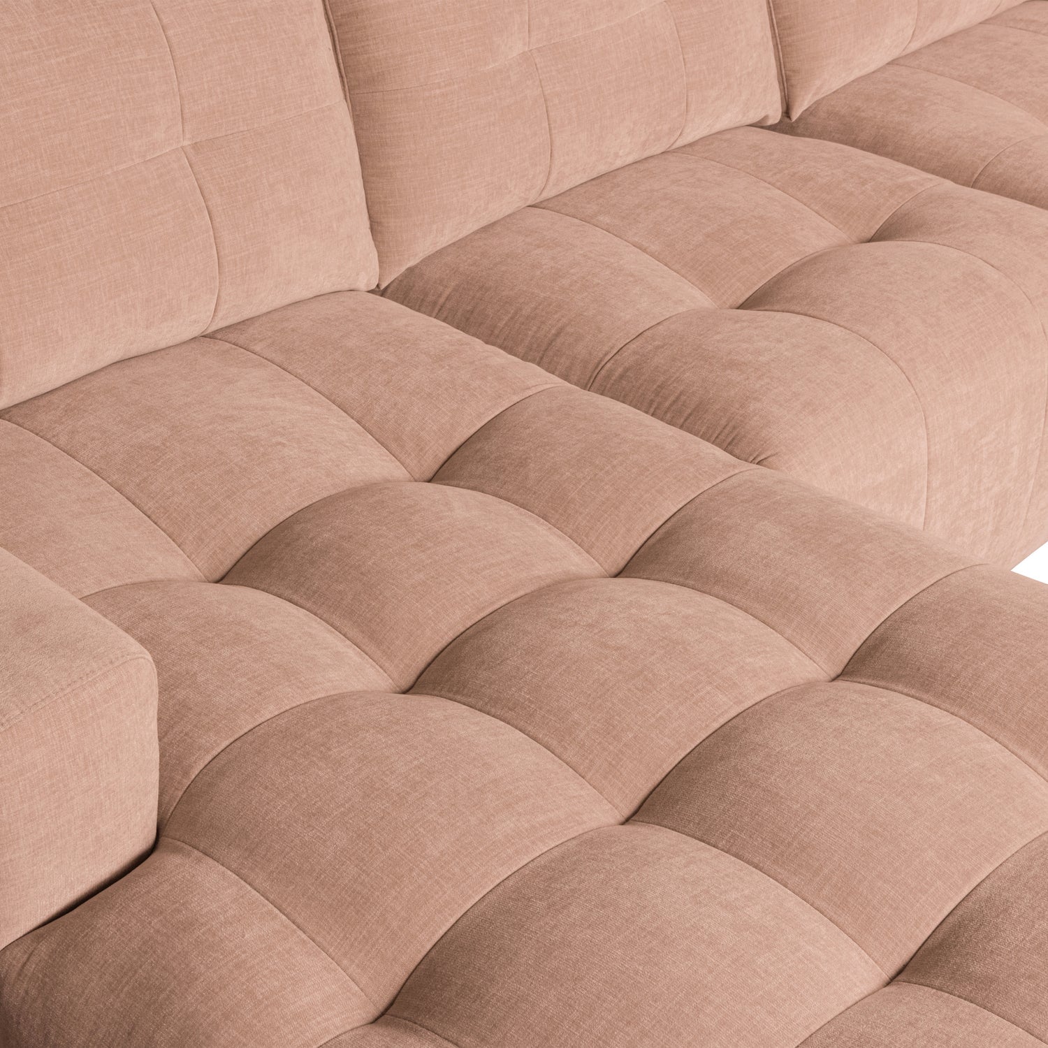 BAR CHAISE LONGUE GEWEBTER STOF LINKS ROSA