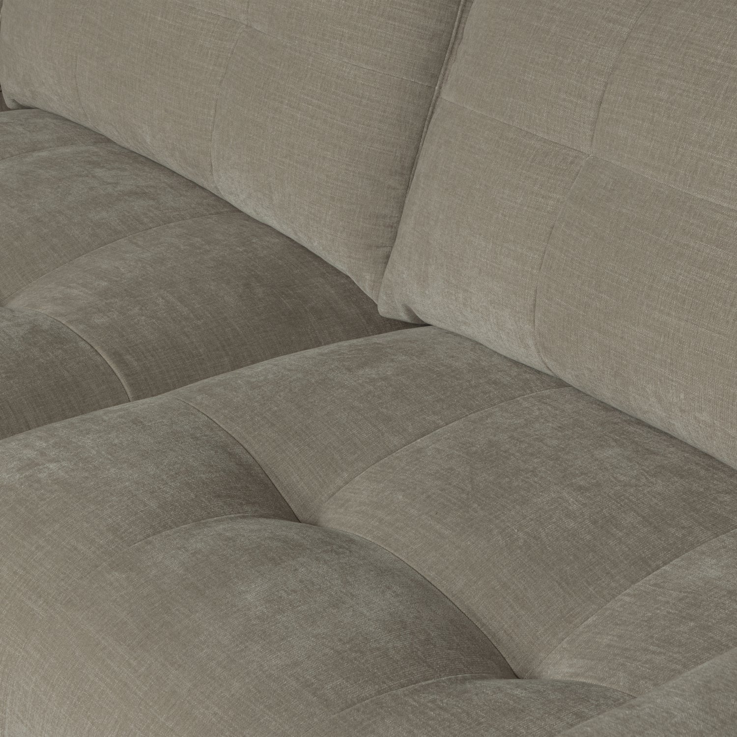 BAR CHAISE LONGUE GEWEBTER STOF LINKS WARMGRAU