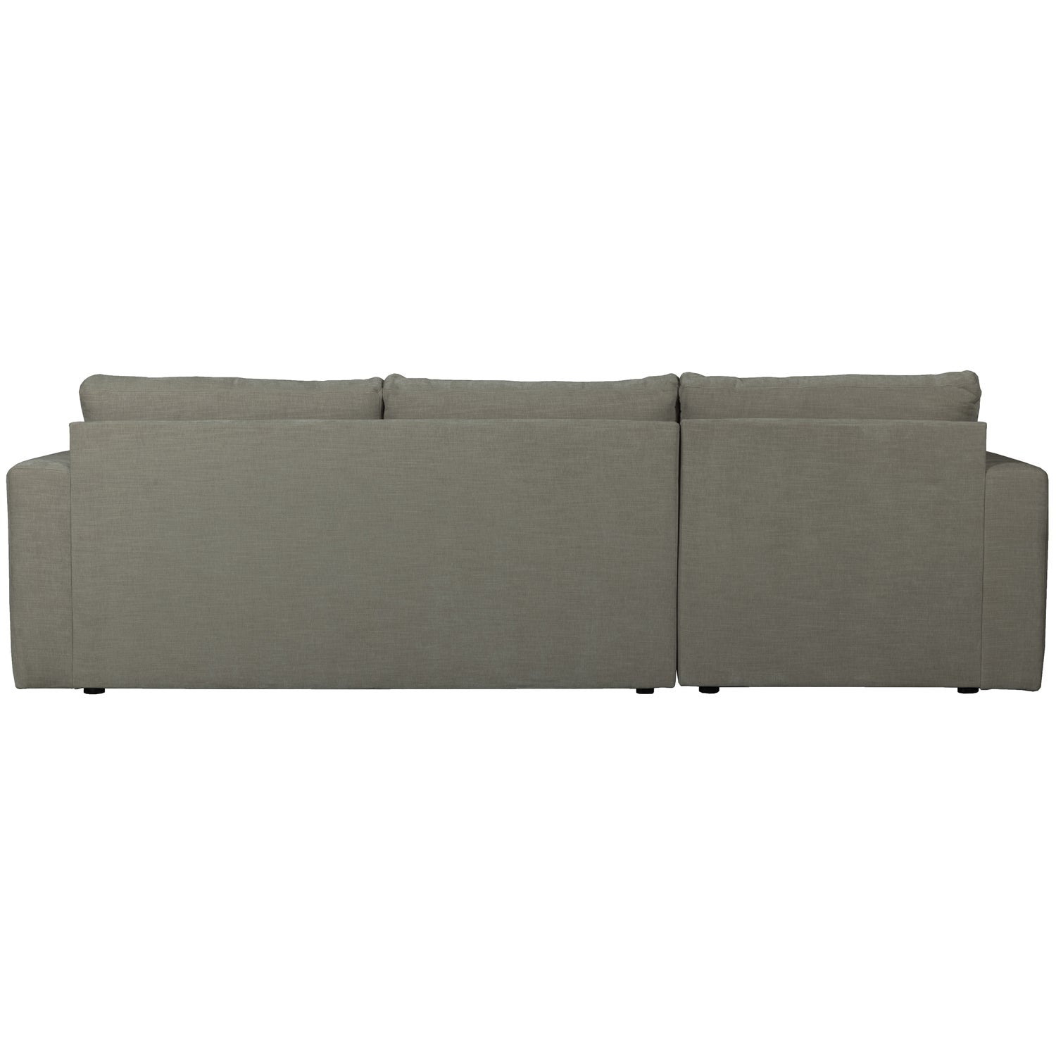 BAR CHAISE LONGUE GEWEBTER STOF LINKS WARMGRAU