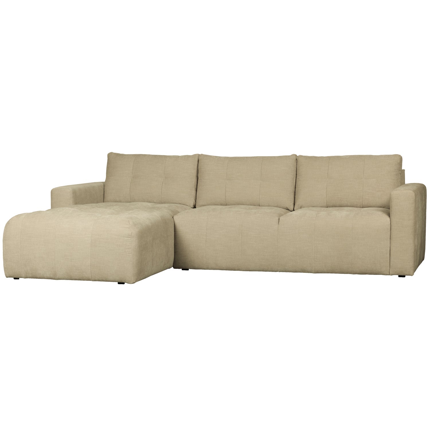 BAR CHAISE LONGUE GEWEBTER STOF LINKS SAND