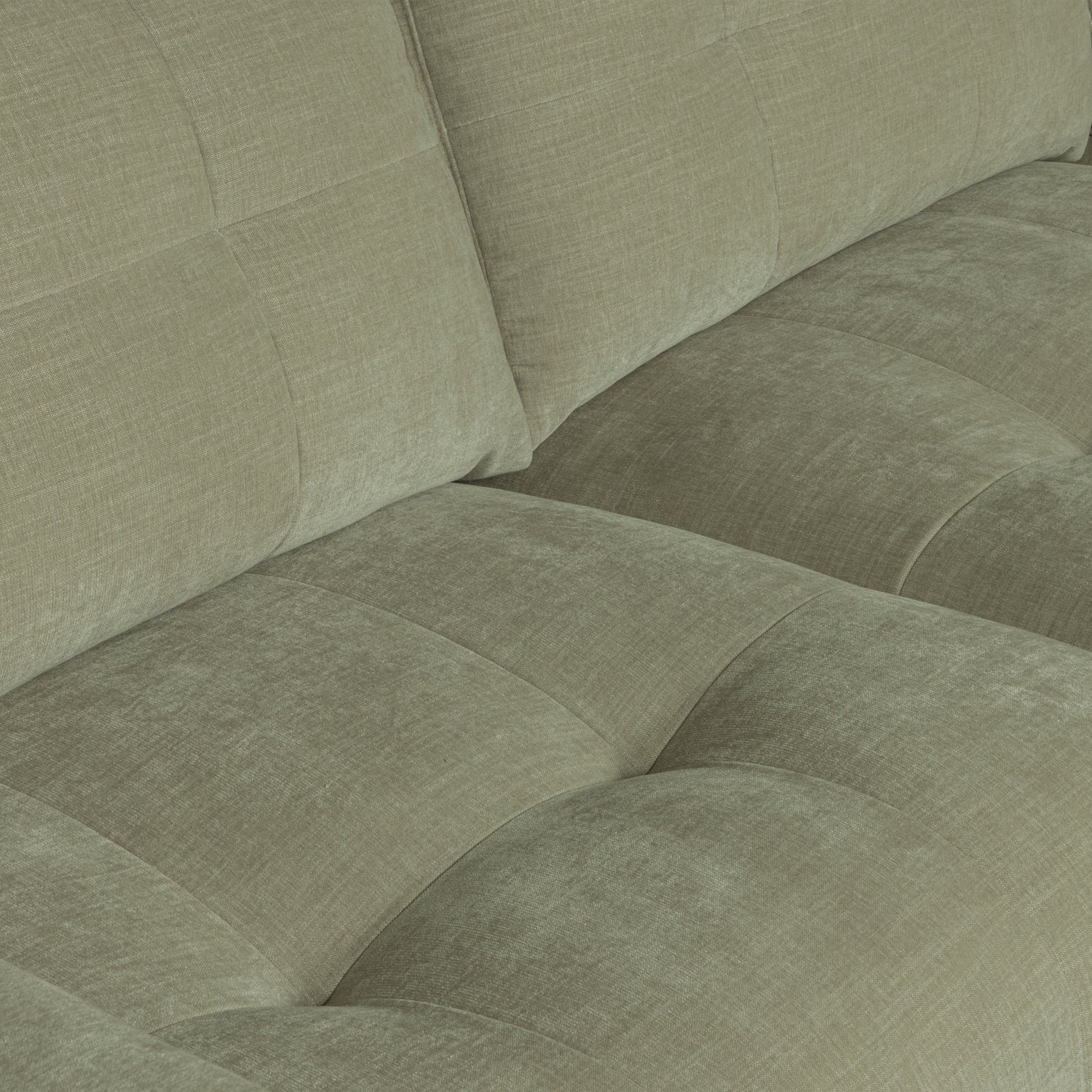 BAR CHAISE LONGUE GEWEBTER STOF RECHTS GRUN