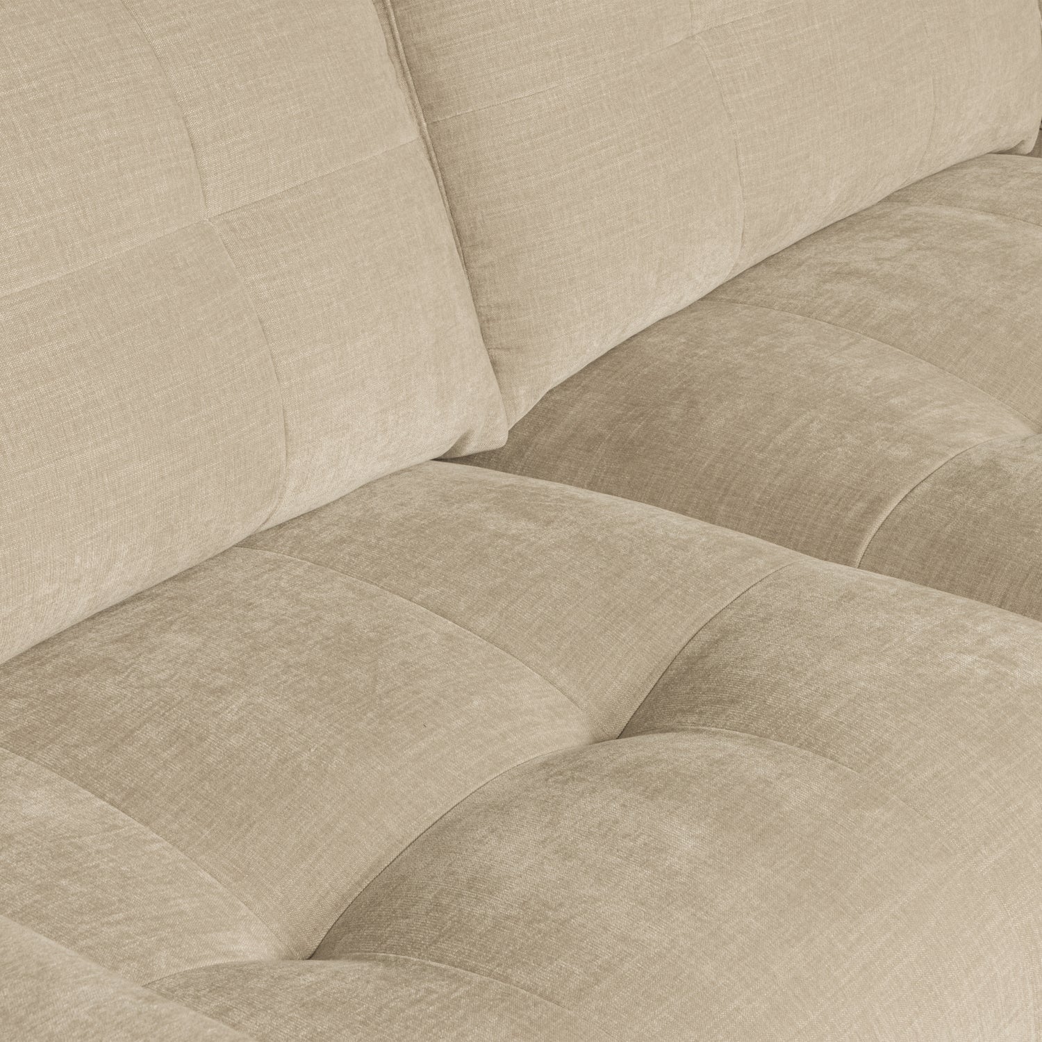 BAR CHAISE LONGUE GEWEBTER STOF RECHTS SAND