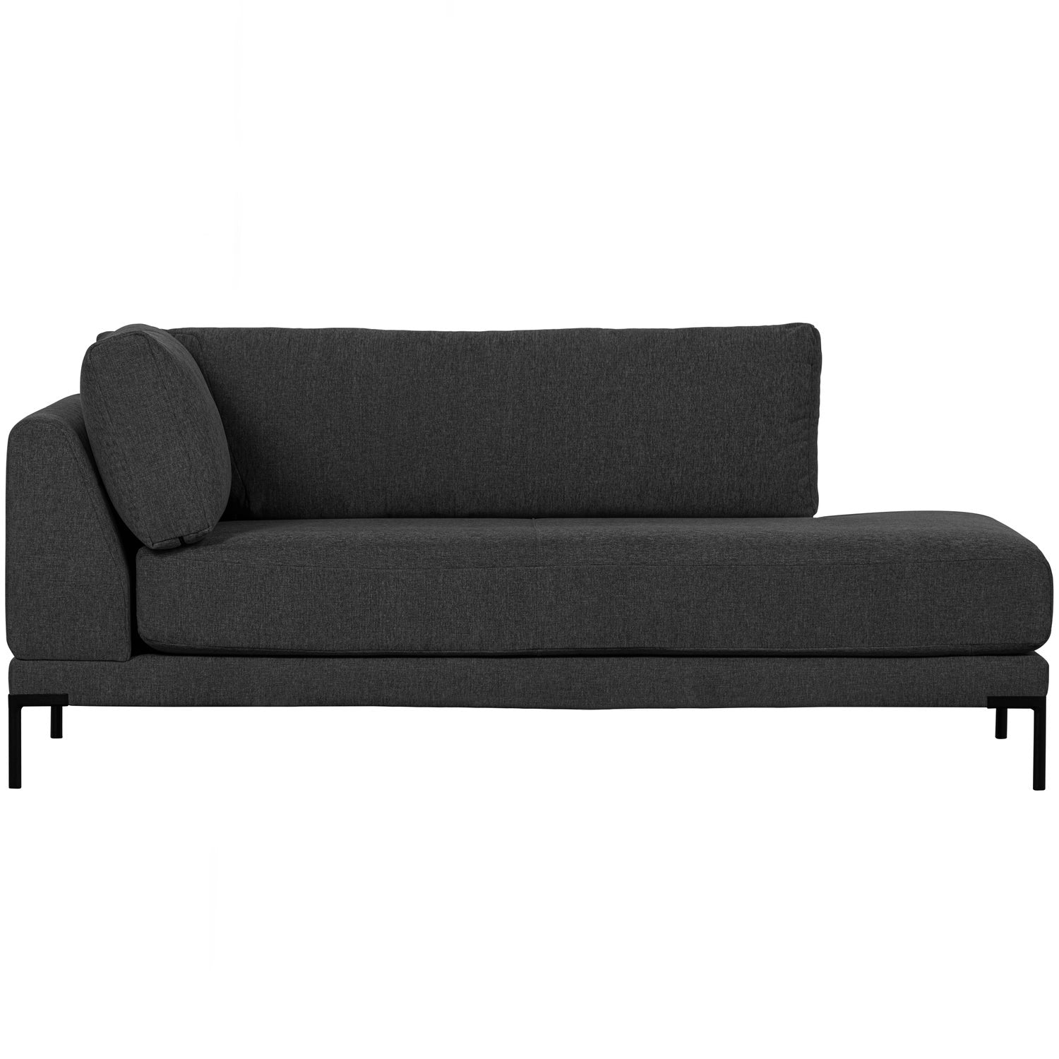 COUPLE LOUNGE ELEMENT RECHTS DUNKEL GRAU