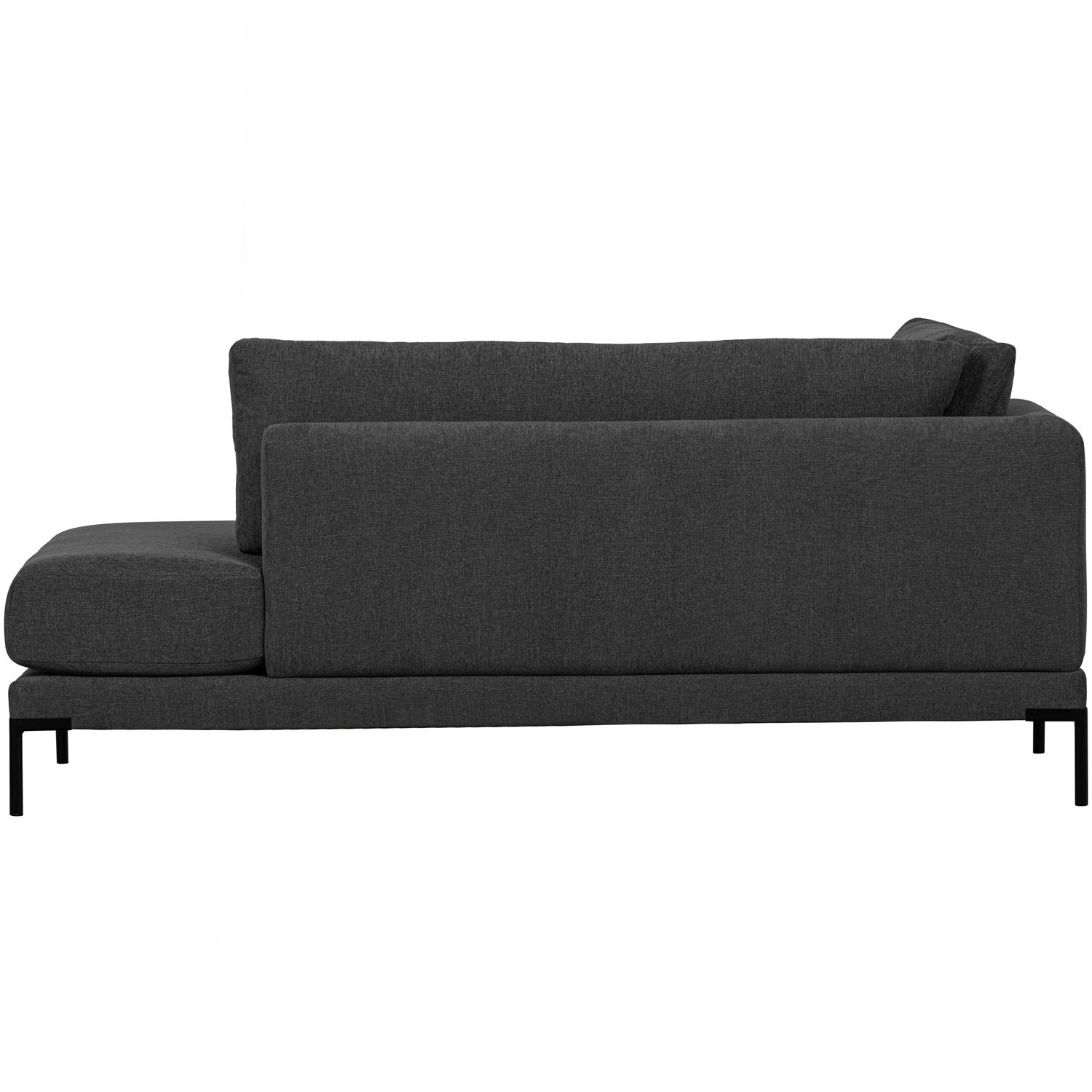 COUPLE LOUNGE ELEMENT RECHTS DUNKEL GRAU