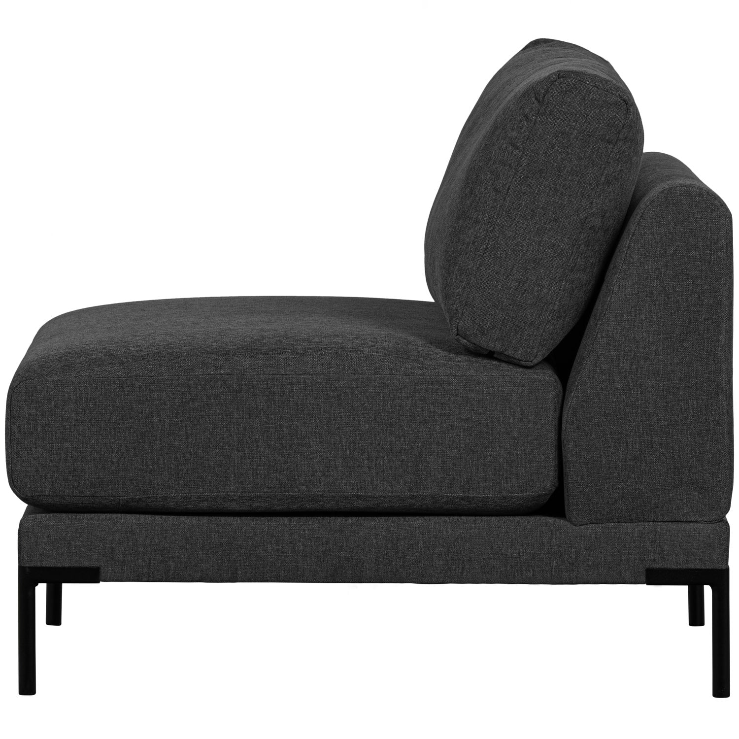 COUPLE LOVESEAT ELEMENT DUNKEL GRAU