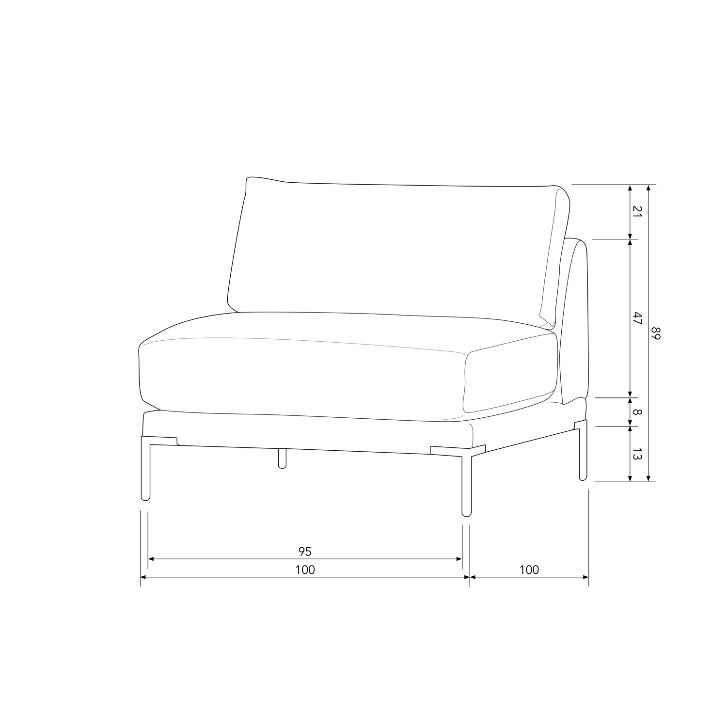 COUPLE LOUNGE ELEMENT LINKS SCHOKOBRAUN