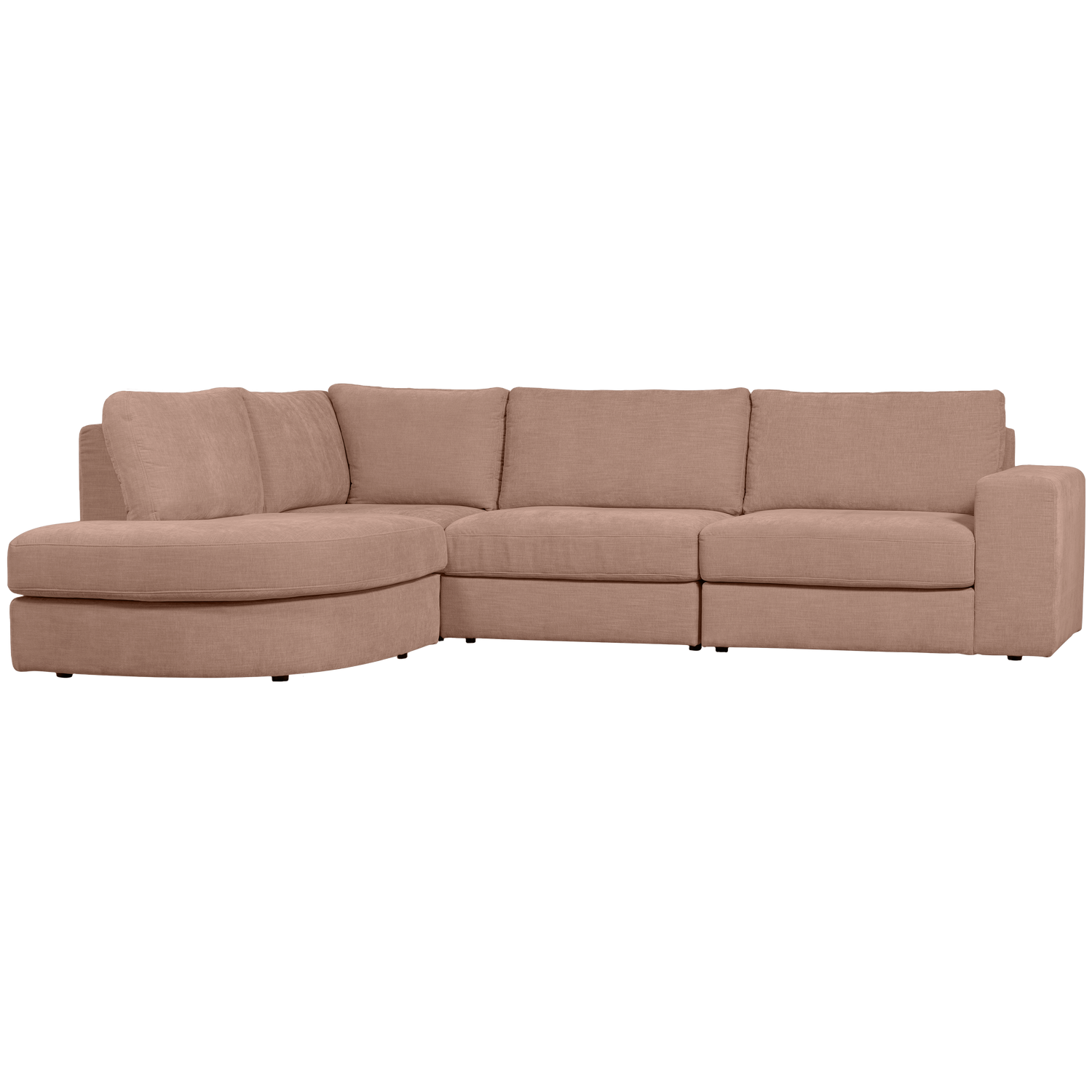 FAMILY ECKSOFA RUNDUNG LINKS ROSA