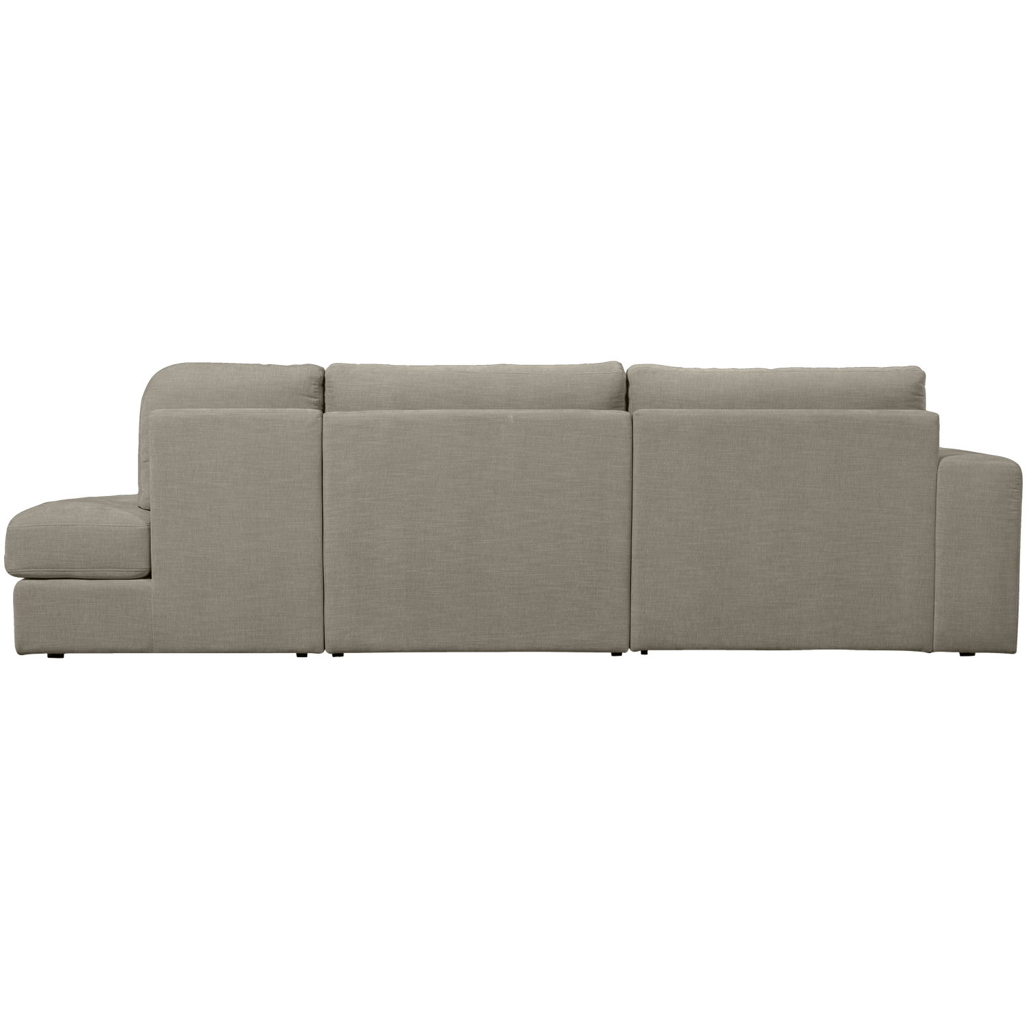 FAMILY 2,5-SITZER SOFA RUNDUNG RECHTS WARM GRAU
