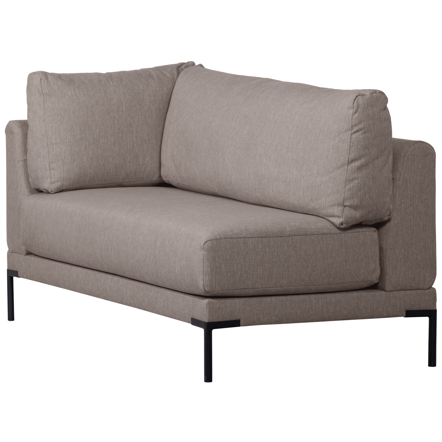 COUPLE ESSBANK ECKELEMENT RECHTS TAUPE