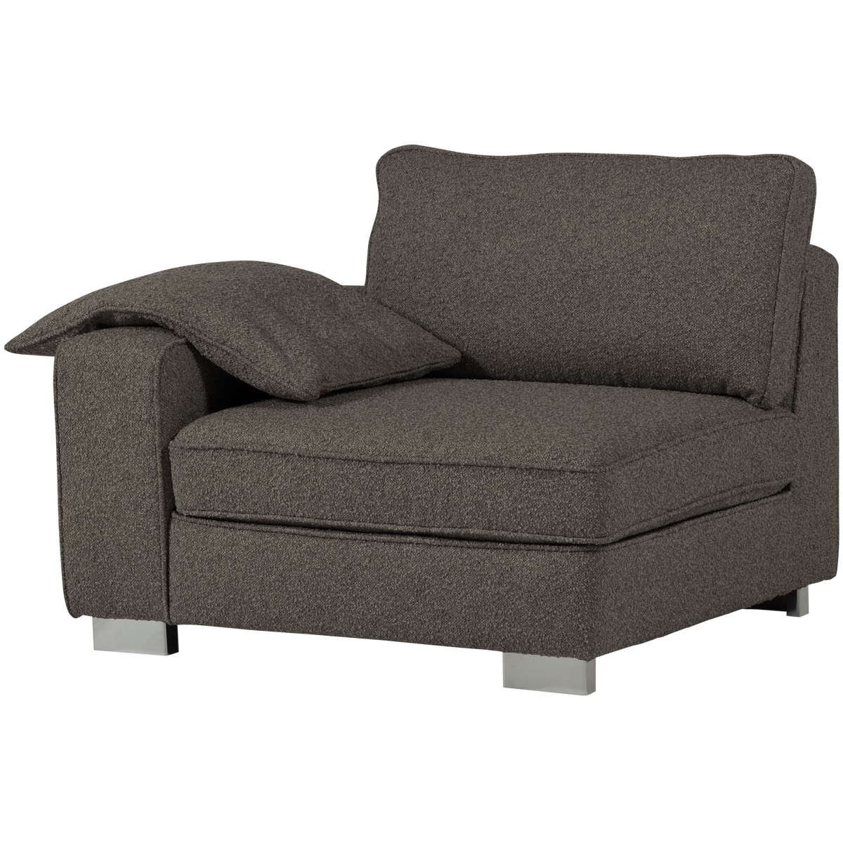 LAZY 1-SITZER ELEMENT ARM LINKS BOUCLE ANTHRAZIT