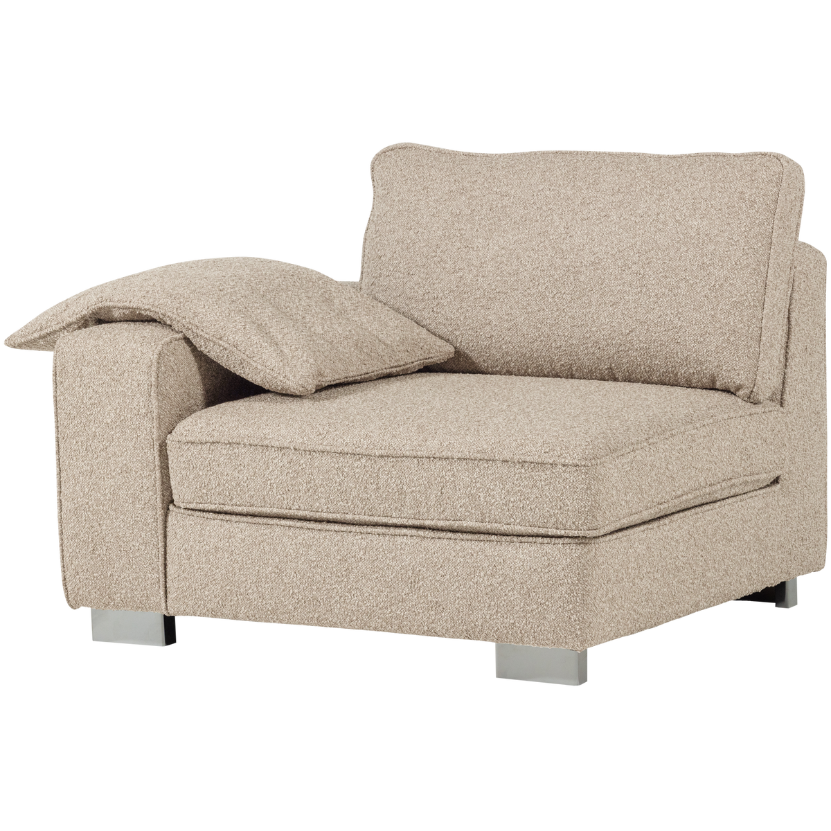 LAZY 1-SITZER ELEMENT ARM LINKS BOUCLE NATUR
