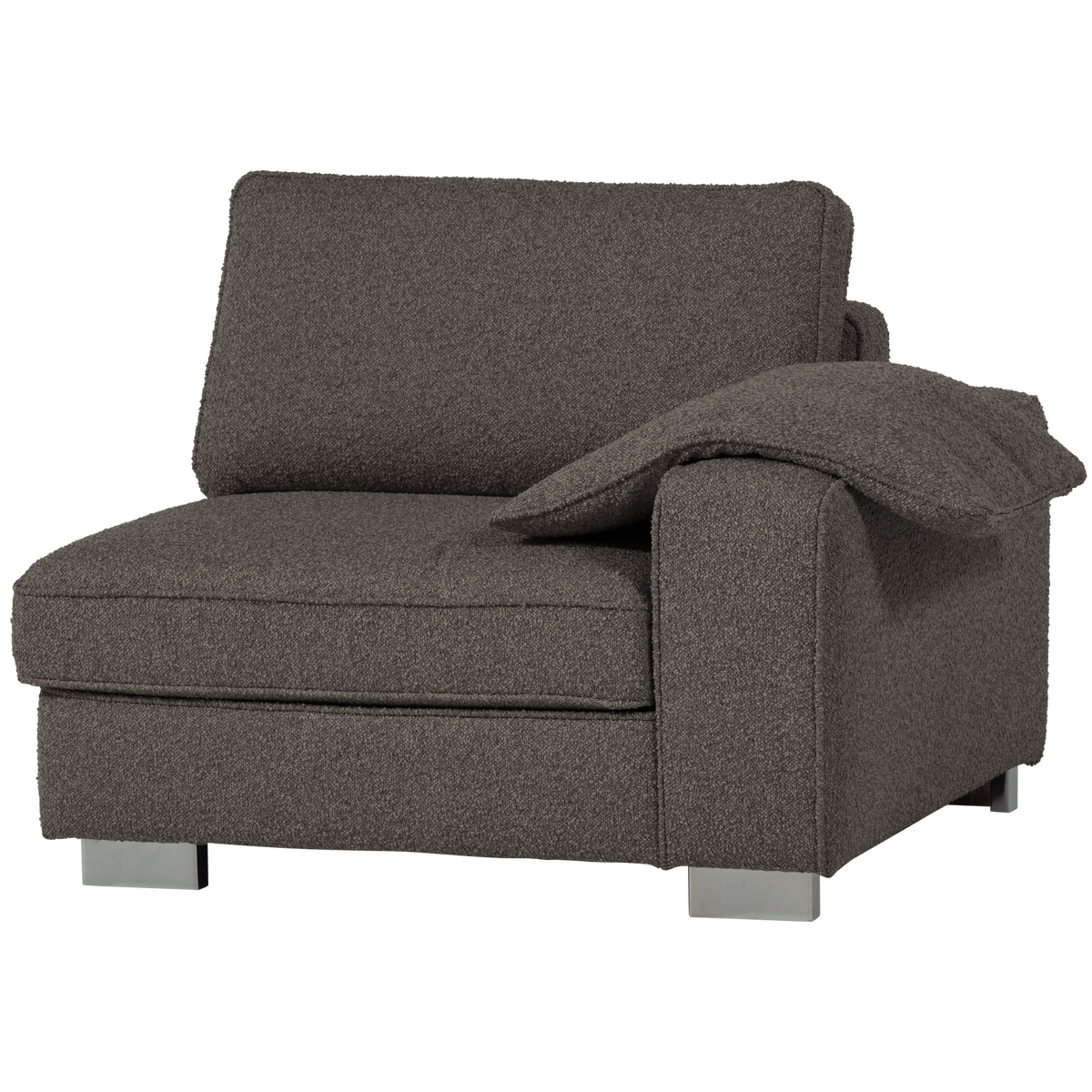 LAZY 1-SITZER ELEMENT ARM RECHTS BOUCLE ANTHRAZIT