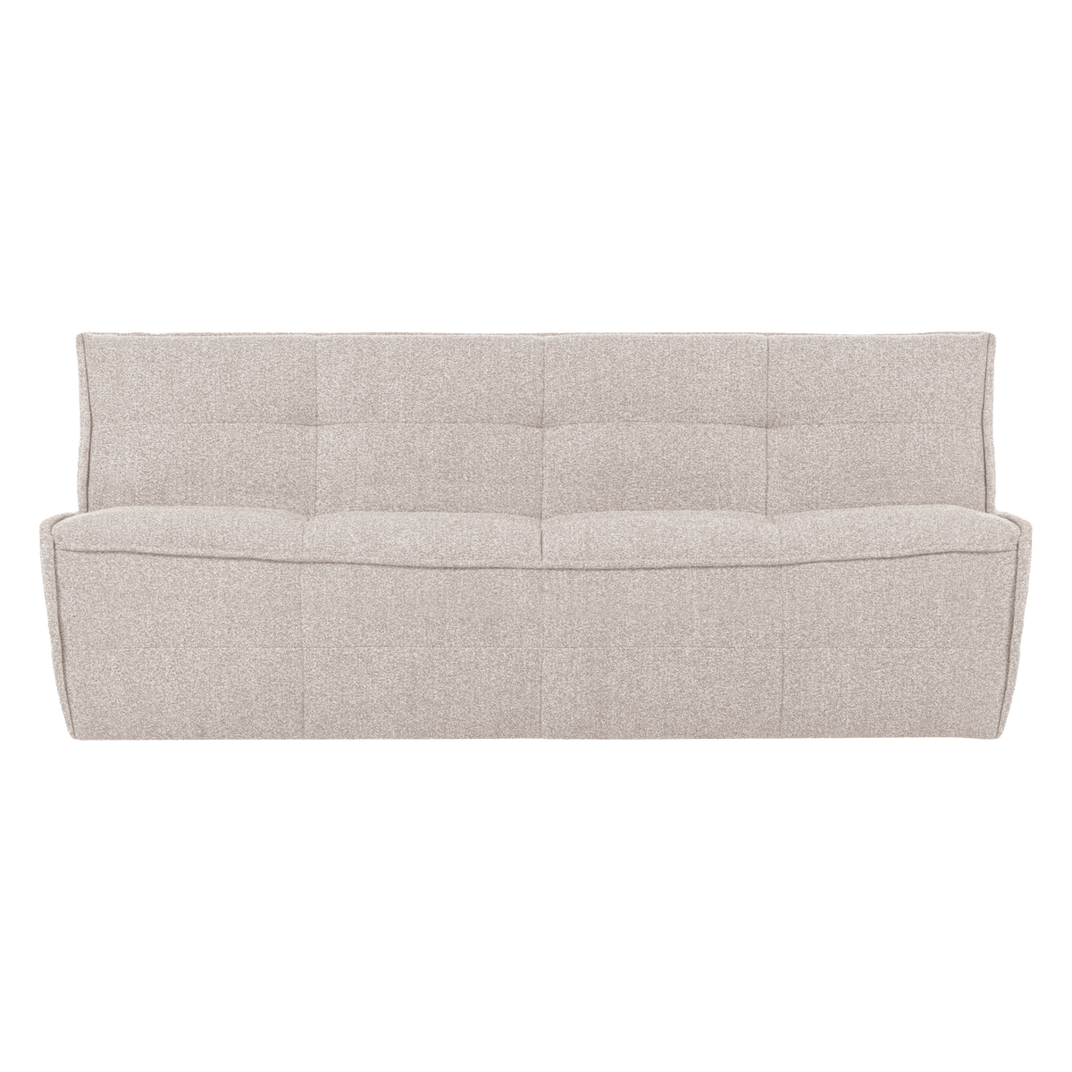 CLUSTER 3-SITZER SOFA BOUCLE SAND BEIGE