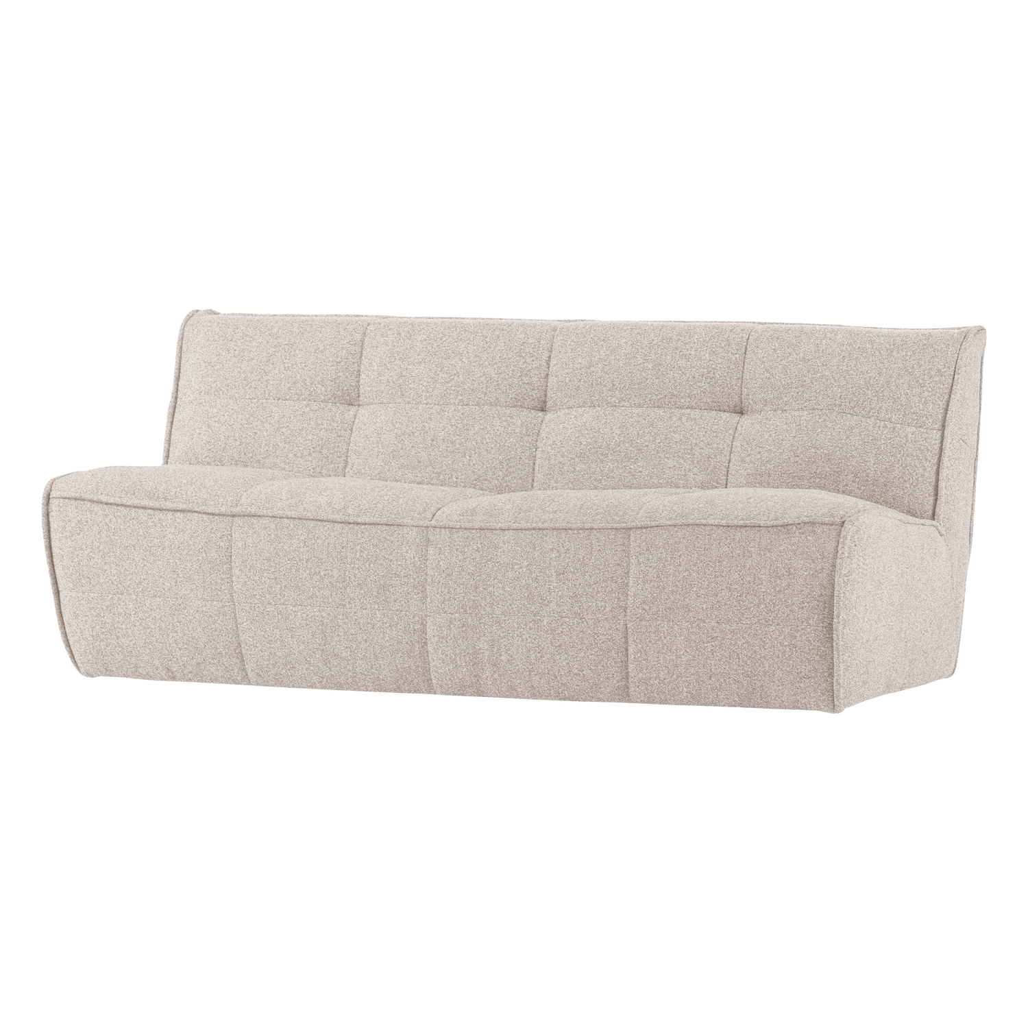 CLUSTER 3-SITZER SOFA BOUCLE SAND BEIGE