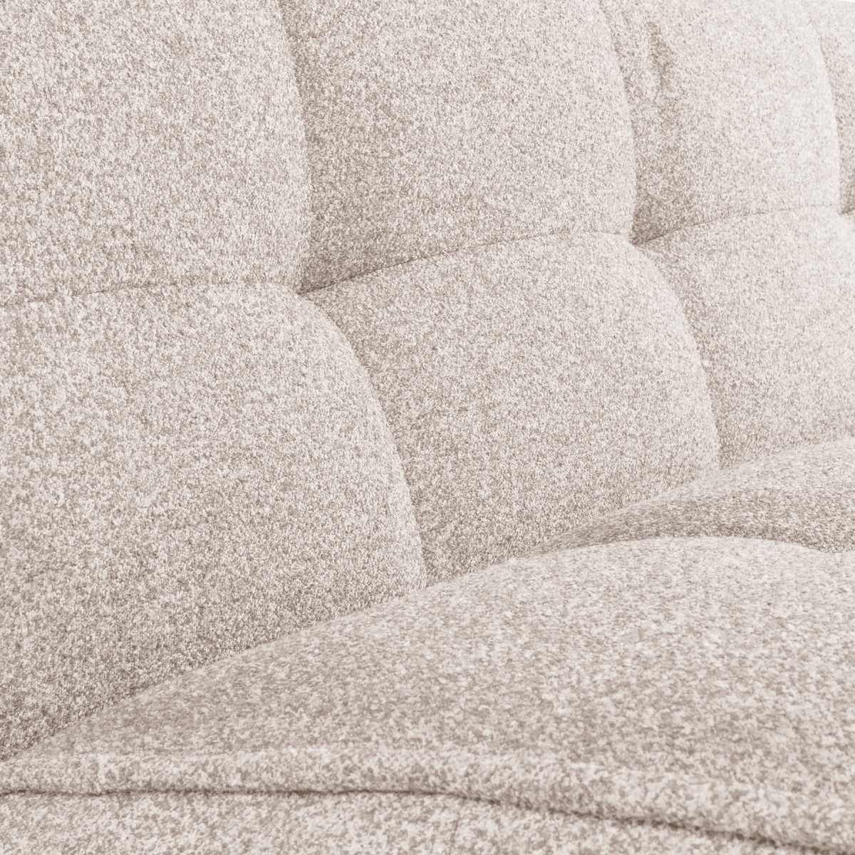 CLUSTER 3-SITZER SOFA BOUCLE SAND BEIGE