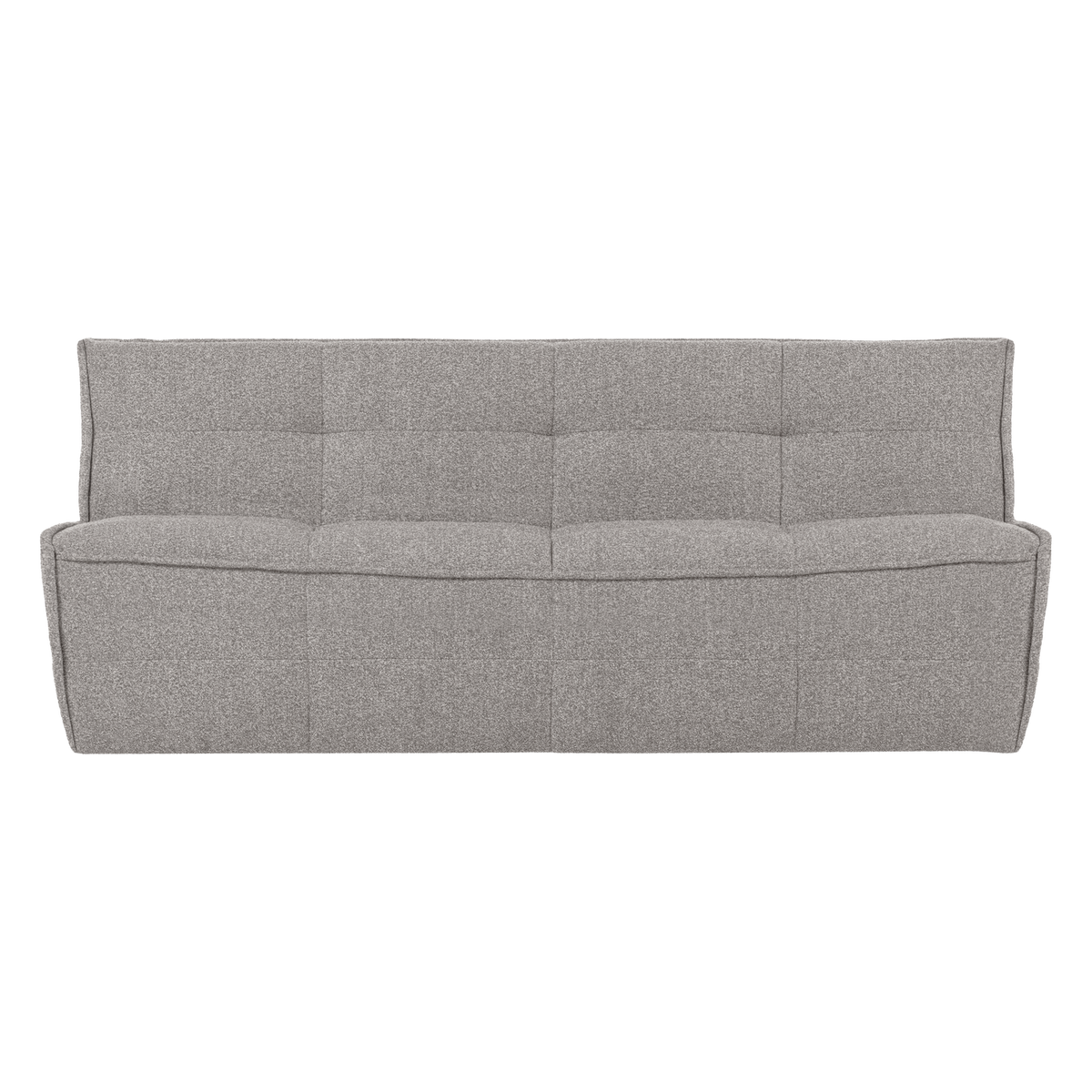 CLUSTER 3-SITZER SOFA BOUCLE WARMES GRAU