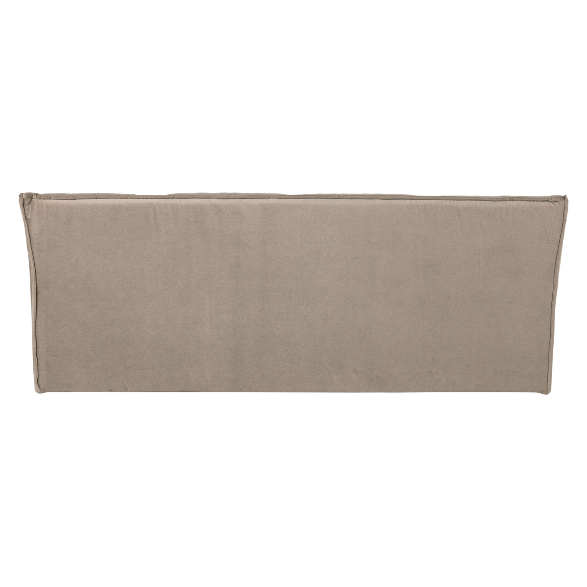 CLUSTER 3-SITZER SOFA SAMT WARMES TAUPE