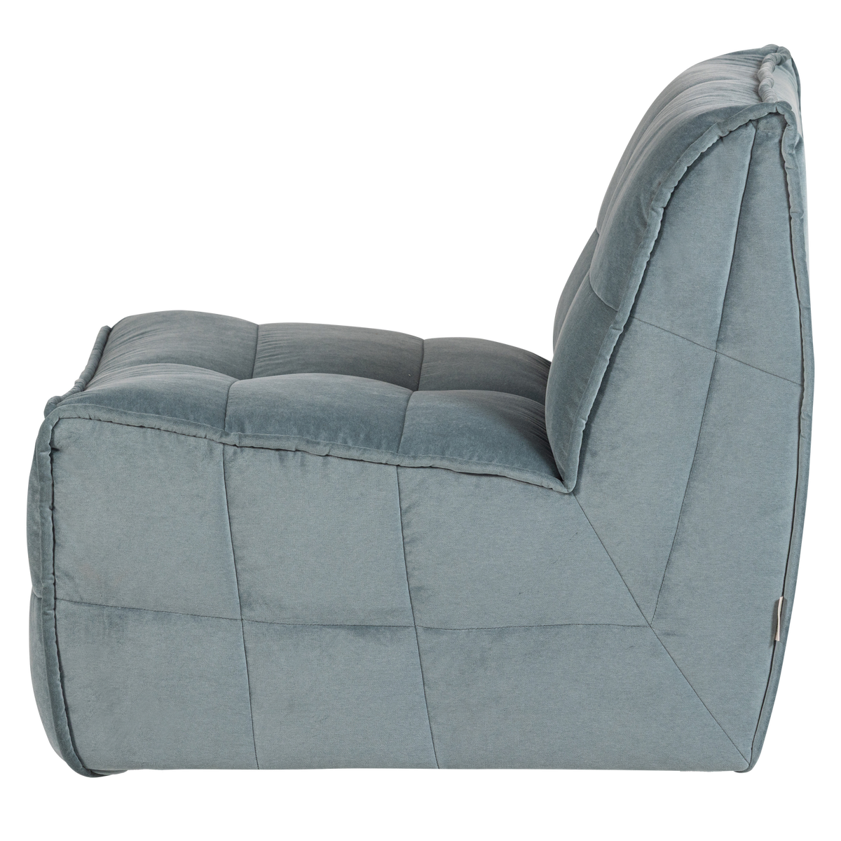 CLUSTER 1-SITZER ELEMENT SAMT TURQUOISE BLAU