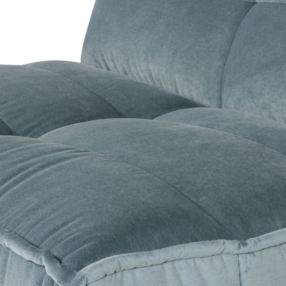 CLUSTER 1-SITZER ELEMENT SAMT TURQUOISE BLAU