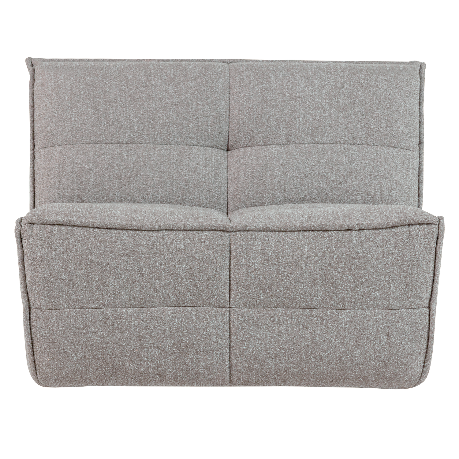 CLUSTER 1-SITZER ELEMENT BOUCLE WARMES GRAU