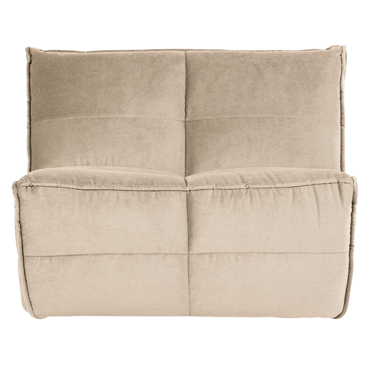 CLUSTER 1-SITZER ELEMENT SAMT SOFT BEIGE