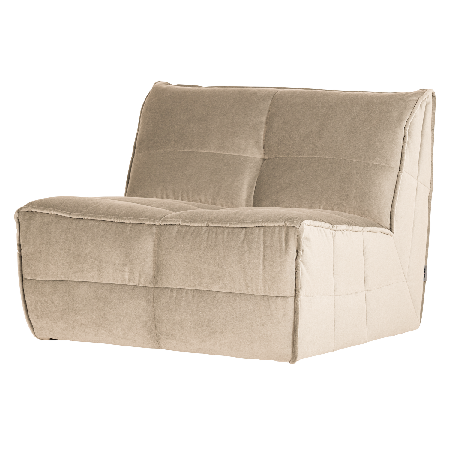CLUSTER 1-SITZER ELEMENT SAMT SOFT BEIGE