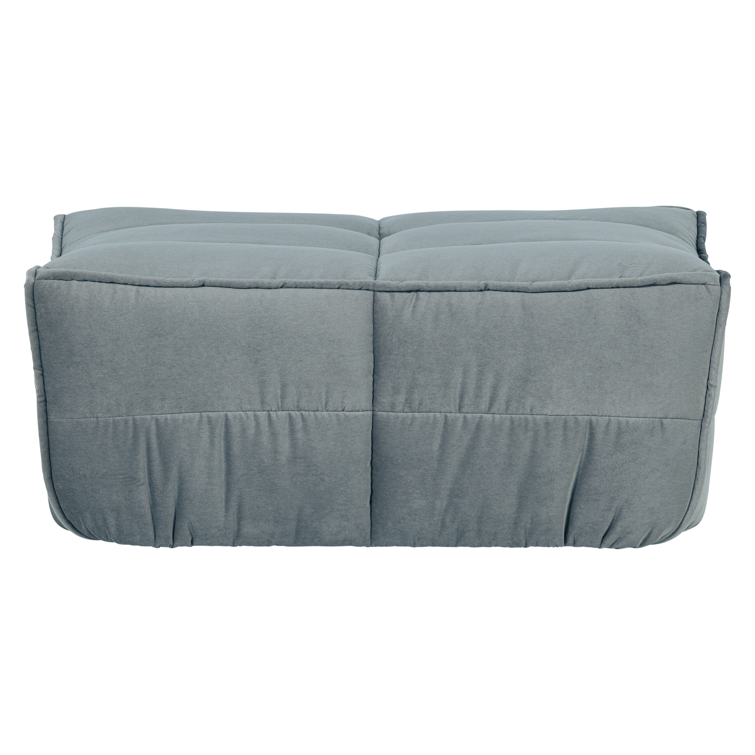 CLUSTER HOCKER SAMT TURQUOISE BLAU
