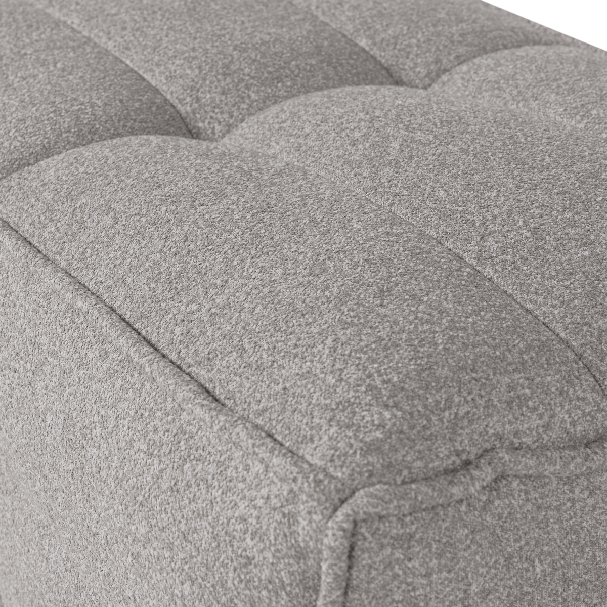 CLUSTER HOCKER BOUCLE WARMES GRAU