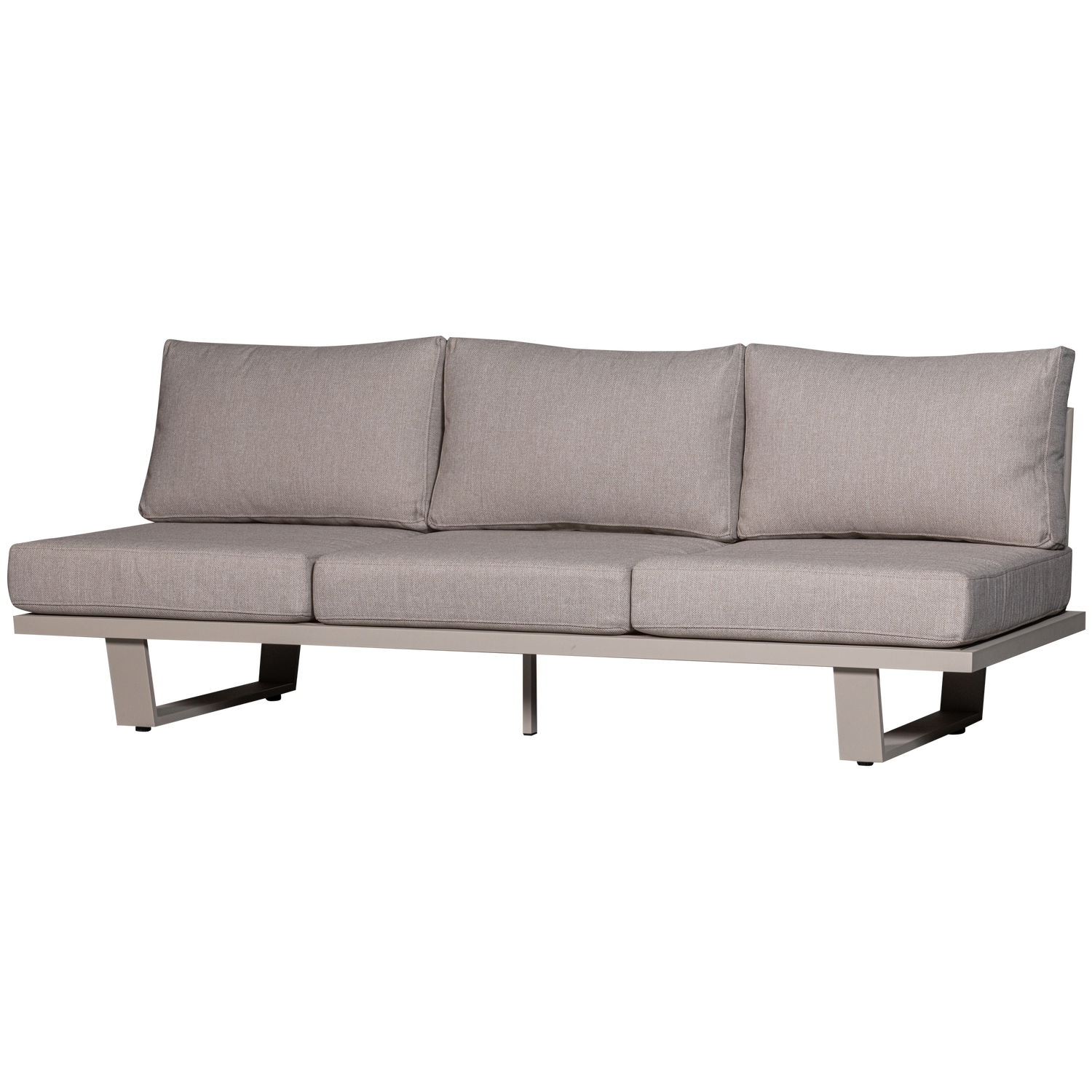 BEAR GARTEN 3-SITZER SOFA ALUMINIUM SAND