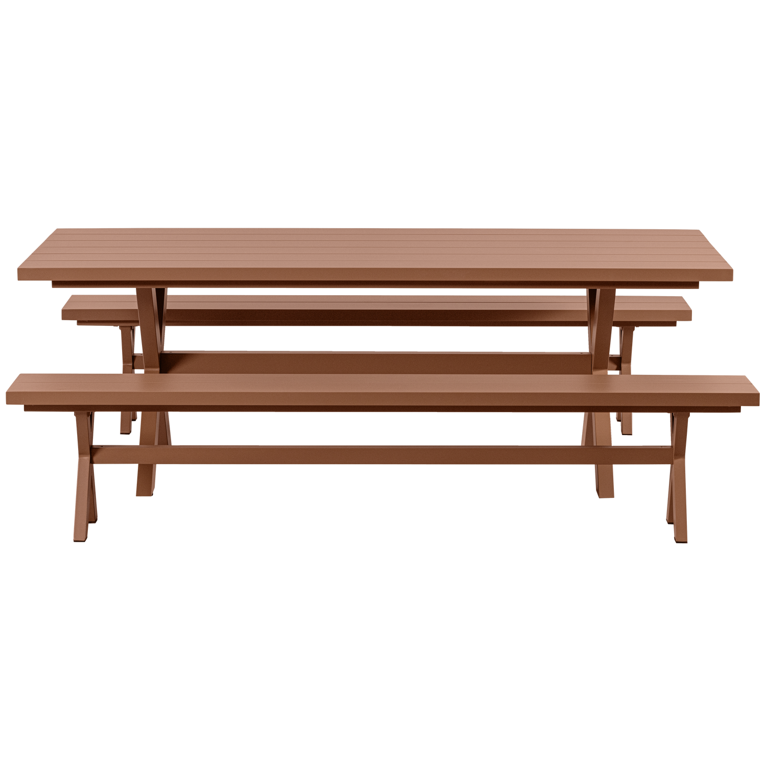 DELTA PICKNICK GARTEN ALUMINIUM TERRA 220x100CM