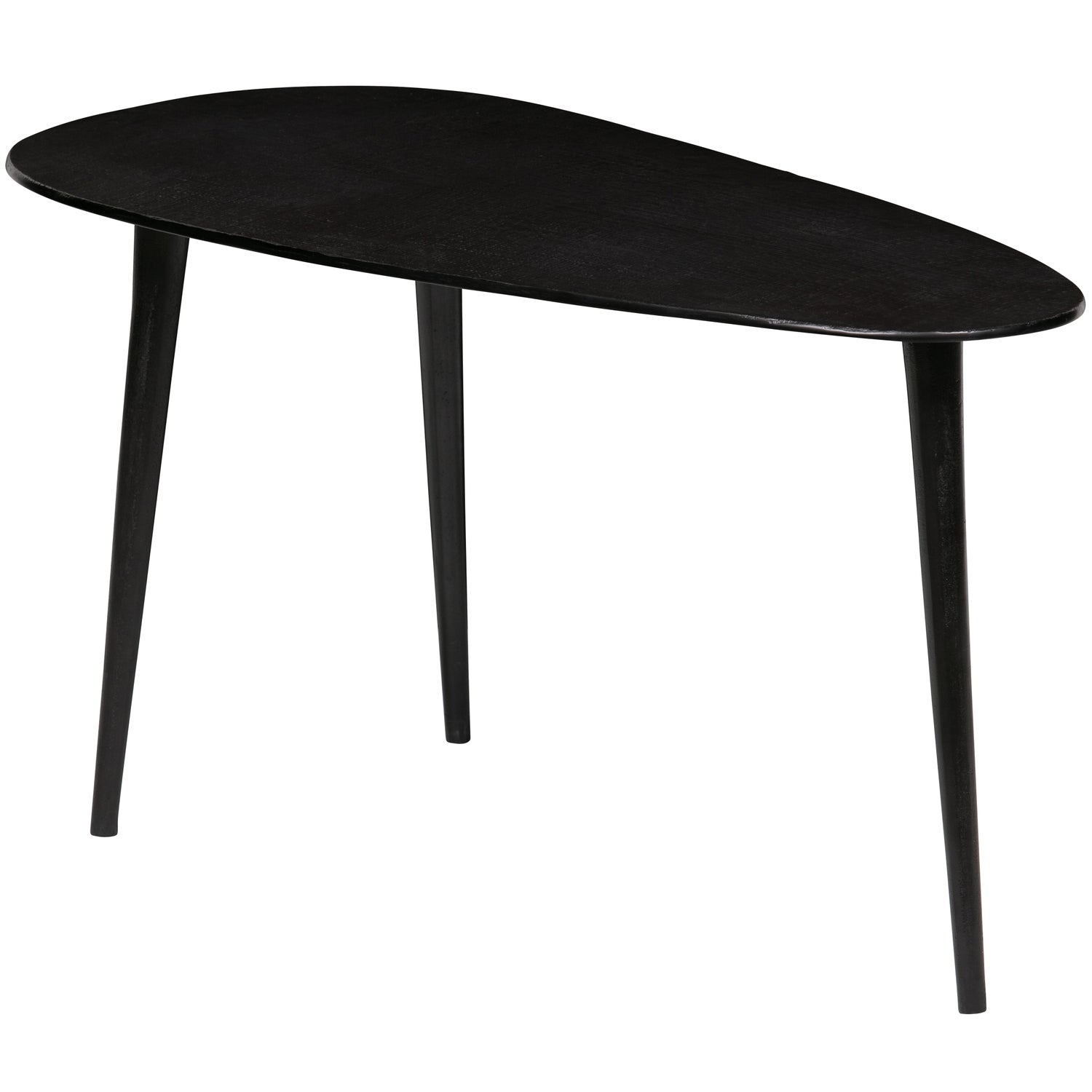 2ER SET - TRIANGLE BEISTELLTISCH METALL SCHWARZ NICKEL