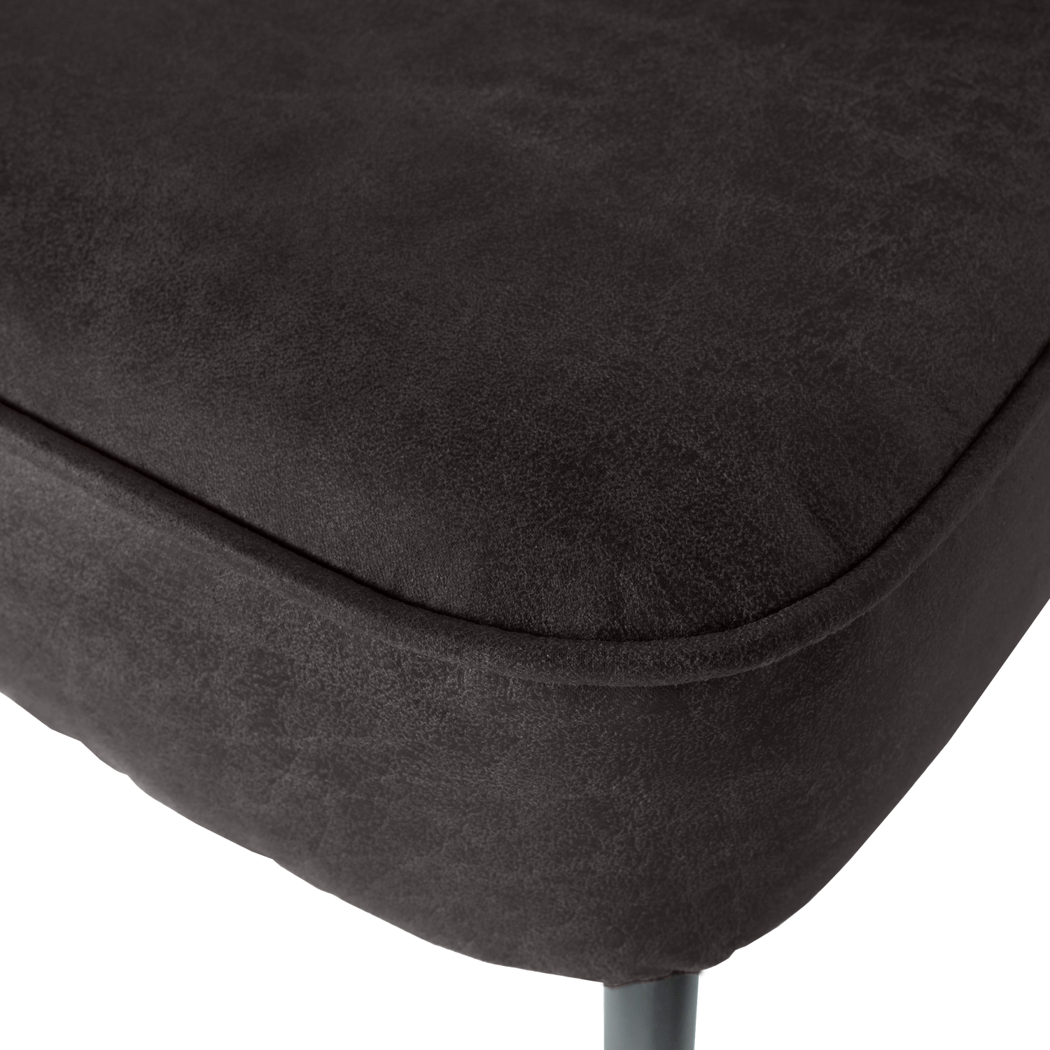 VOGUE ESSTISCHBANK LEDER SCHWARZ