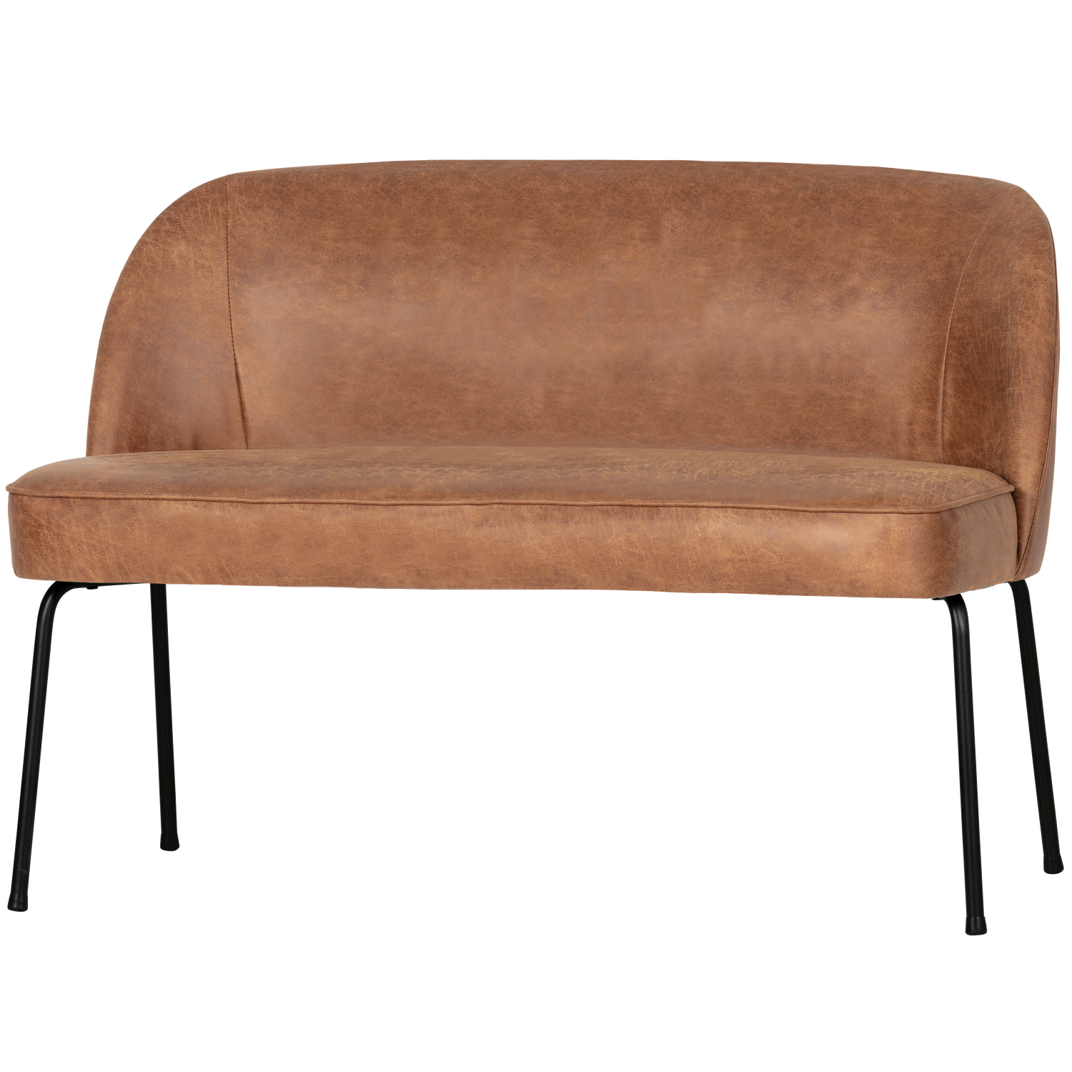 VOGUE ESSTISCHBANK LEDER COGNAC